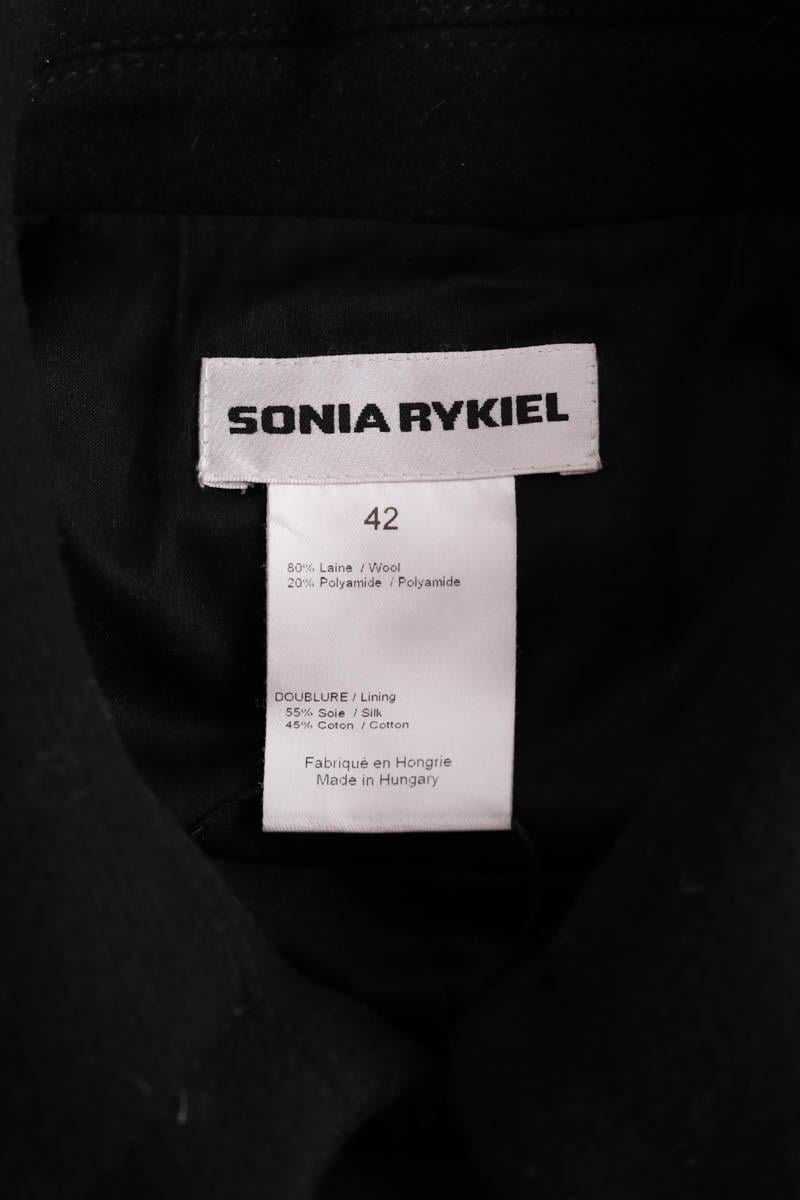 Manteau SONIA RYKIEL - Seconde Main Noir
