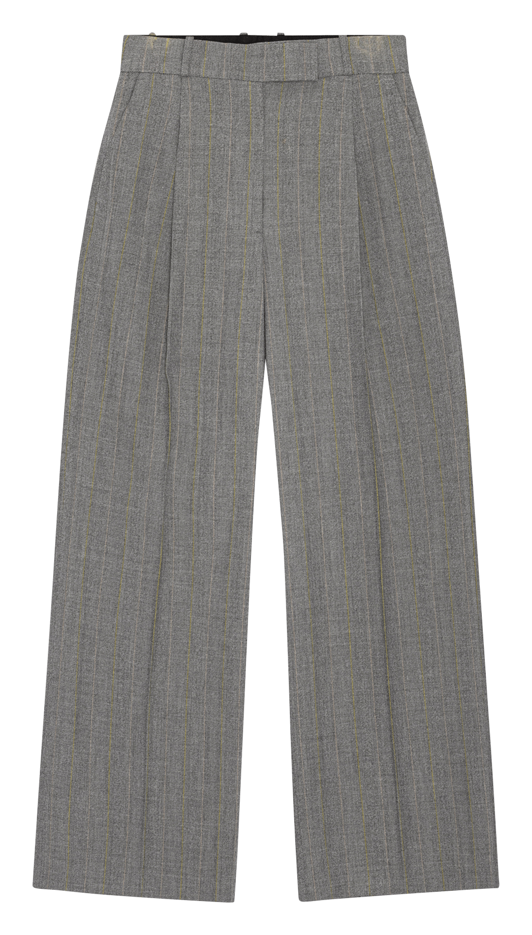 Pantalon tailleur droit rayé BAUM UND PFERDGARTEN Gris