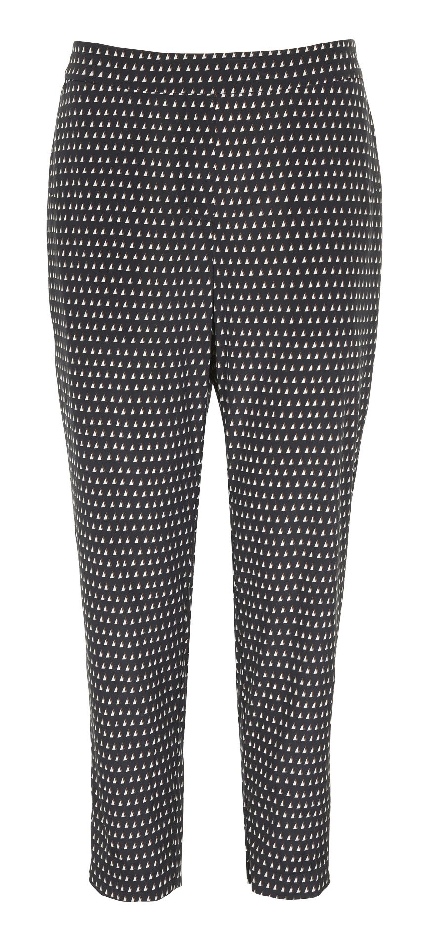 Stretch silk trousers ATTIC AND BARN Black