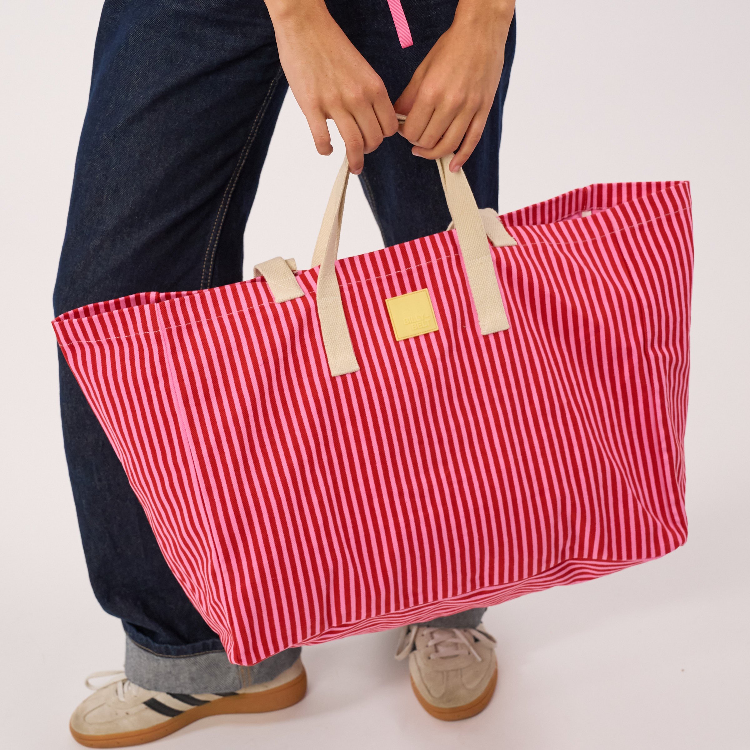 Sac cabas en coton biologique BILLYBELT Rose