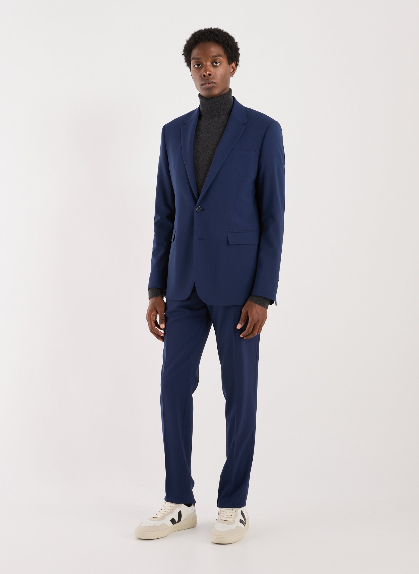 Solid Wool Blend Blazer - Dostum-S V AU PRINTEMPS PARIS Blue