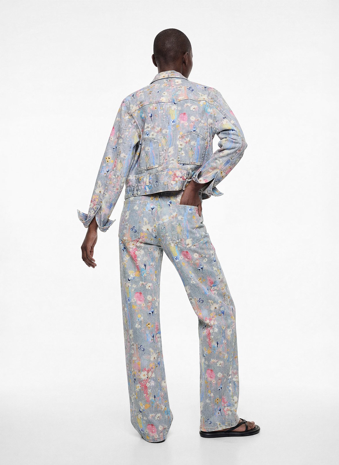 Veste col classique en coton mélangé DESIGUAL Schwarz