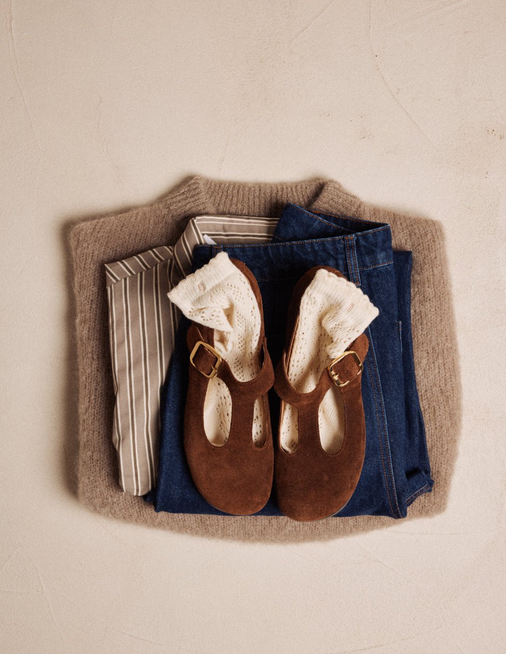 Ballerines ODAJE Marron