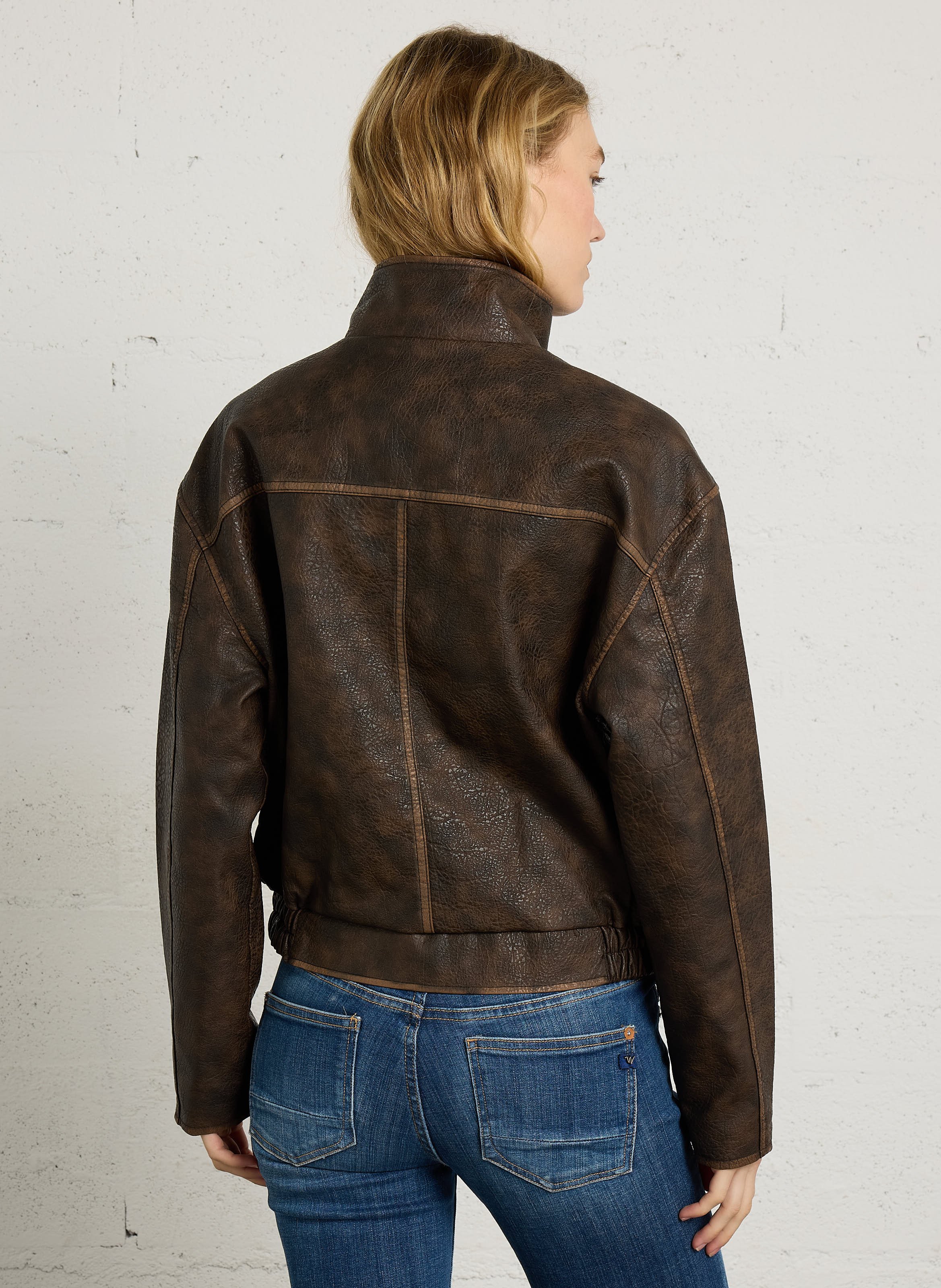 Brownie jacket LE TEMPS DES CERISES Brown