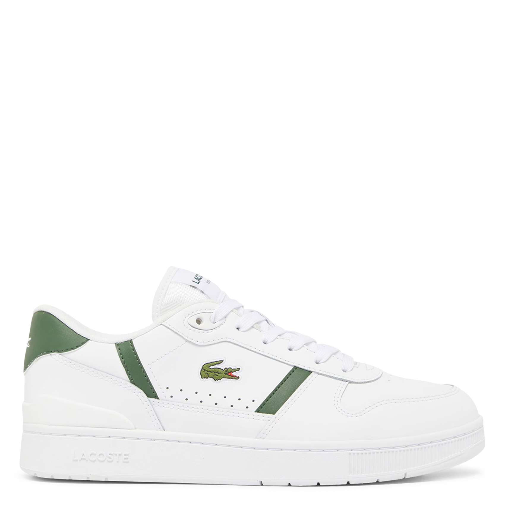 Lage, leren sneakers LACOSTE Wit