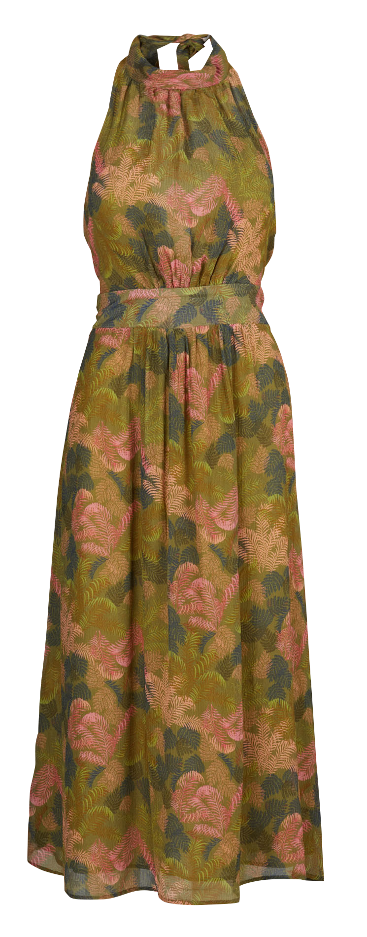 Backless high-neck midi dress MOMONI Multicolored