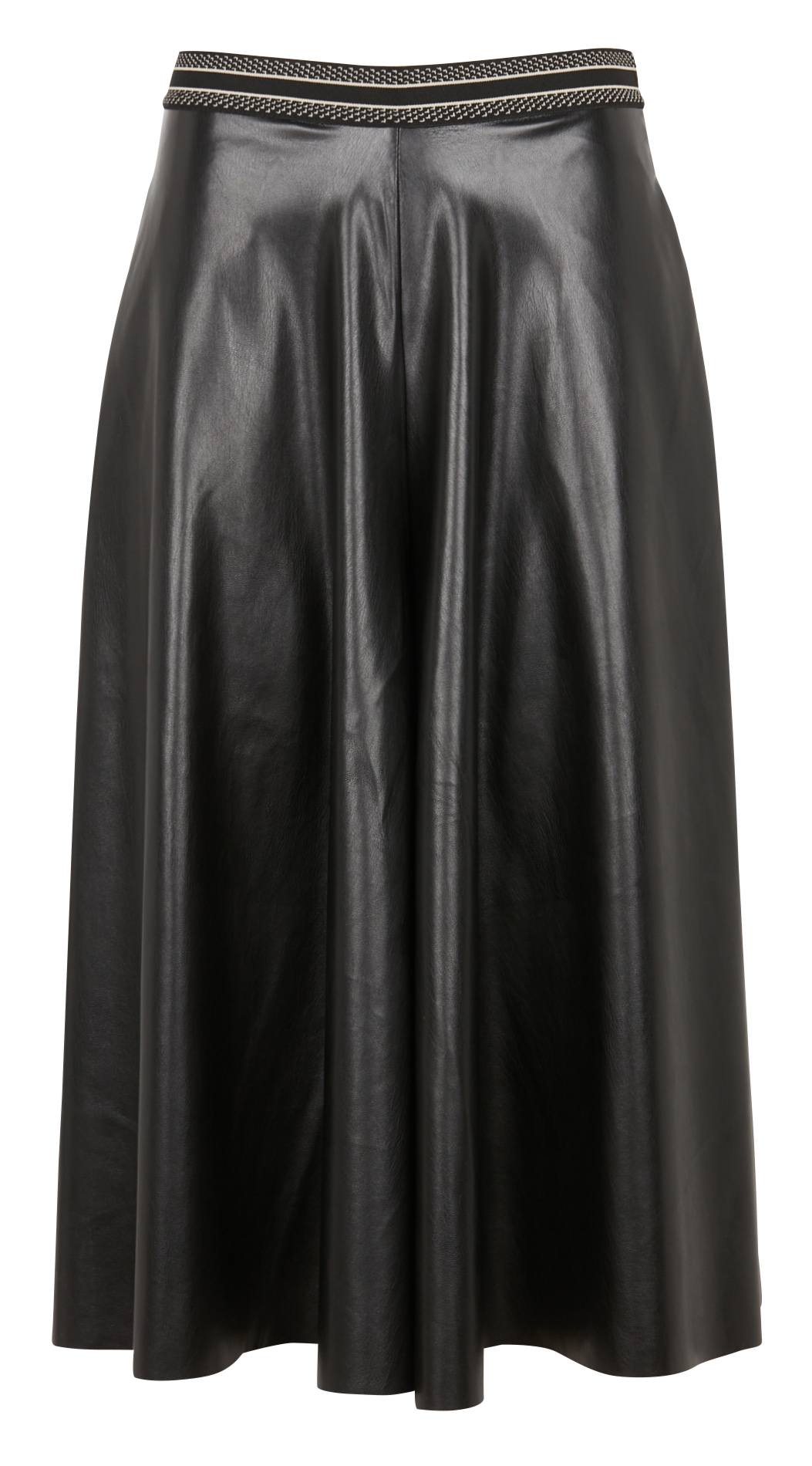 Jupe longue effet cuir  MES DEMOISELLES Noir