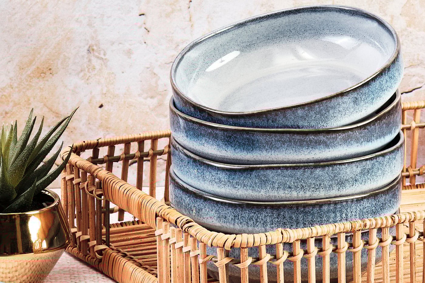 Bol genesis ø17cm - 6 pièces - mer BJORN Bleu