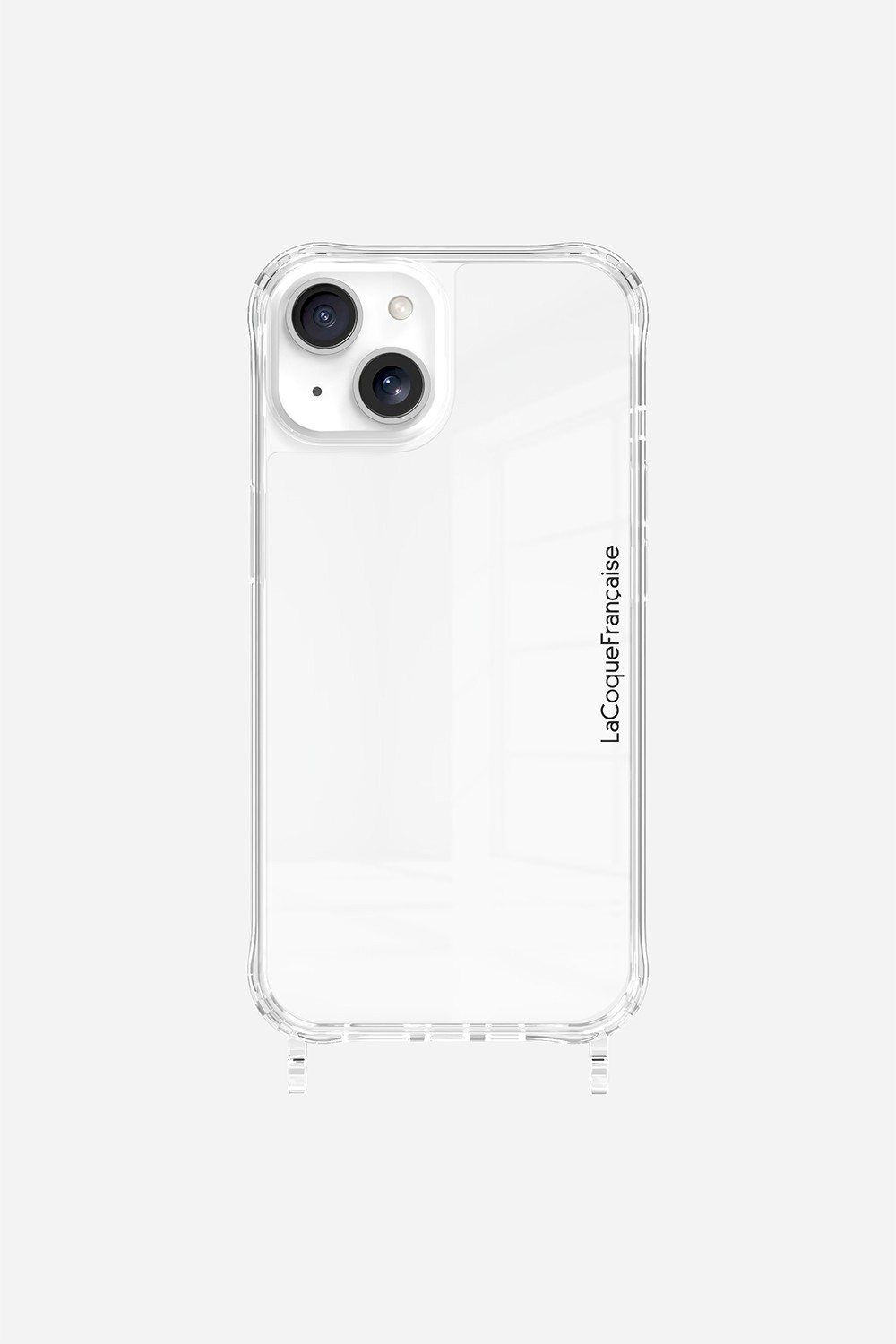 Coque de téléphone avec anneaux pour iphone 15 LA COQUE FRANCAISE Argent