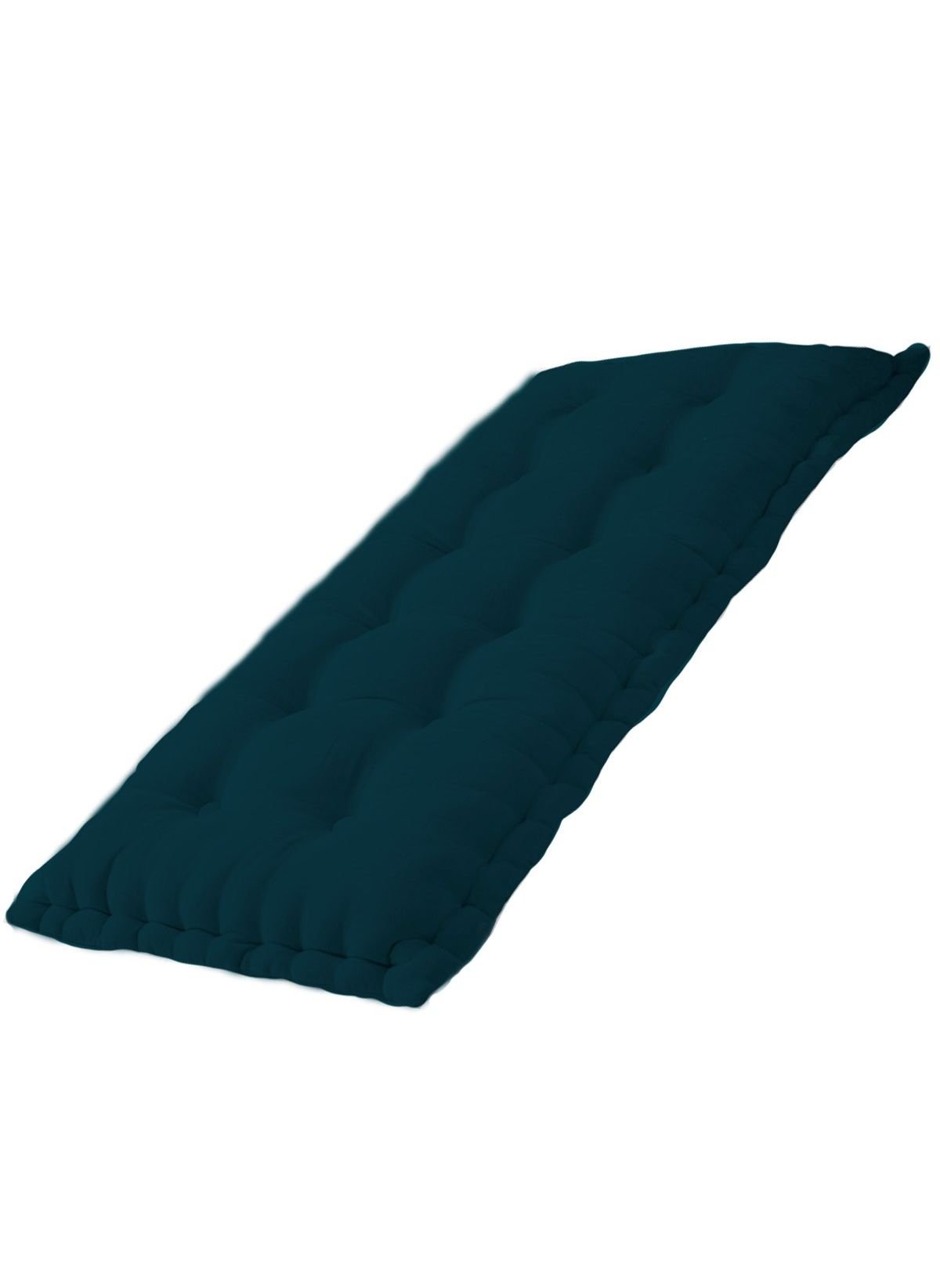 Solid color cotton floor cushion TODAY LINGE DE MAISON Blue