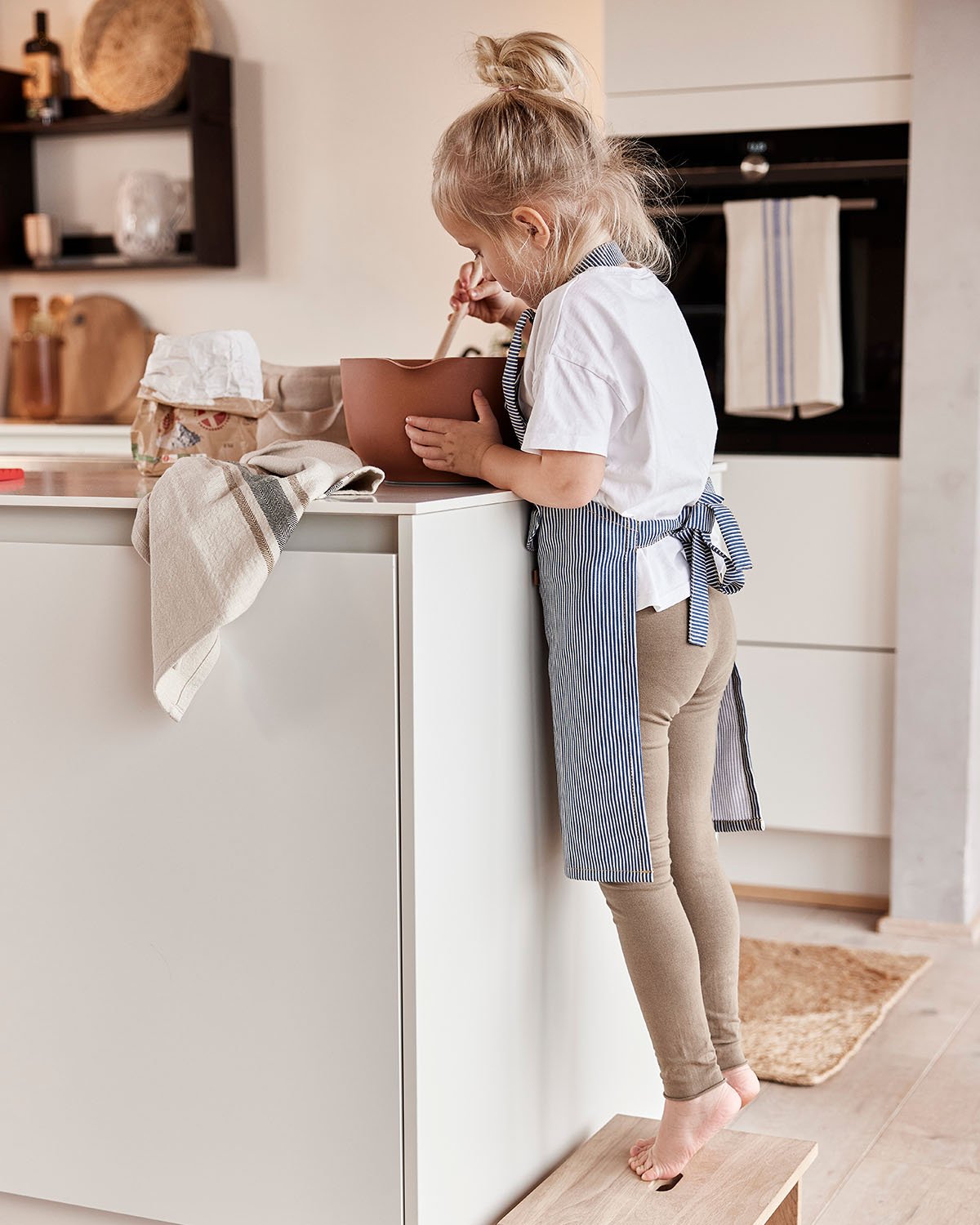 Set of 2 cotton table napkins OYOY LIVING DESIGN Black