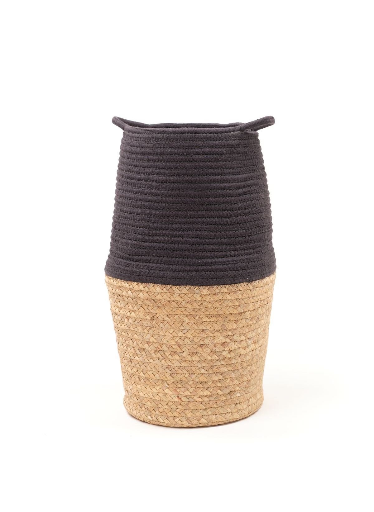 Panier long en coton FACTORY Gris