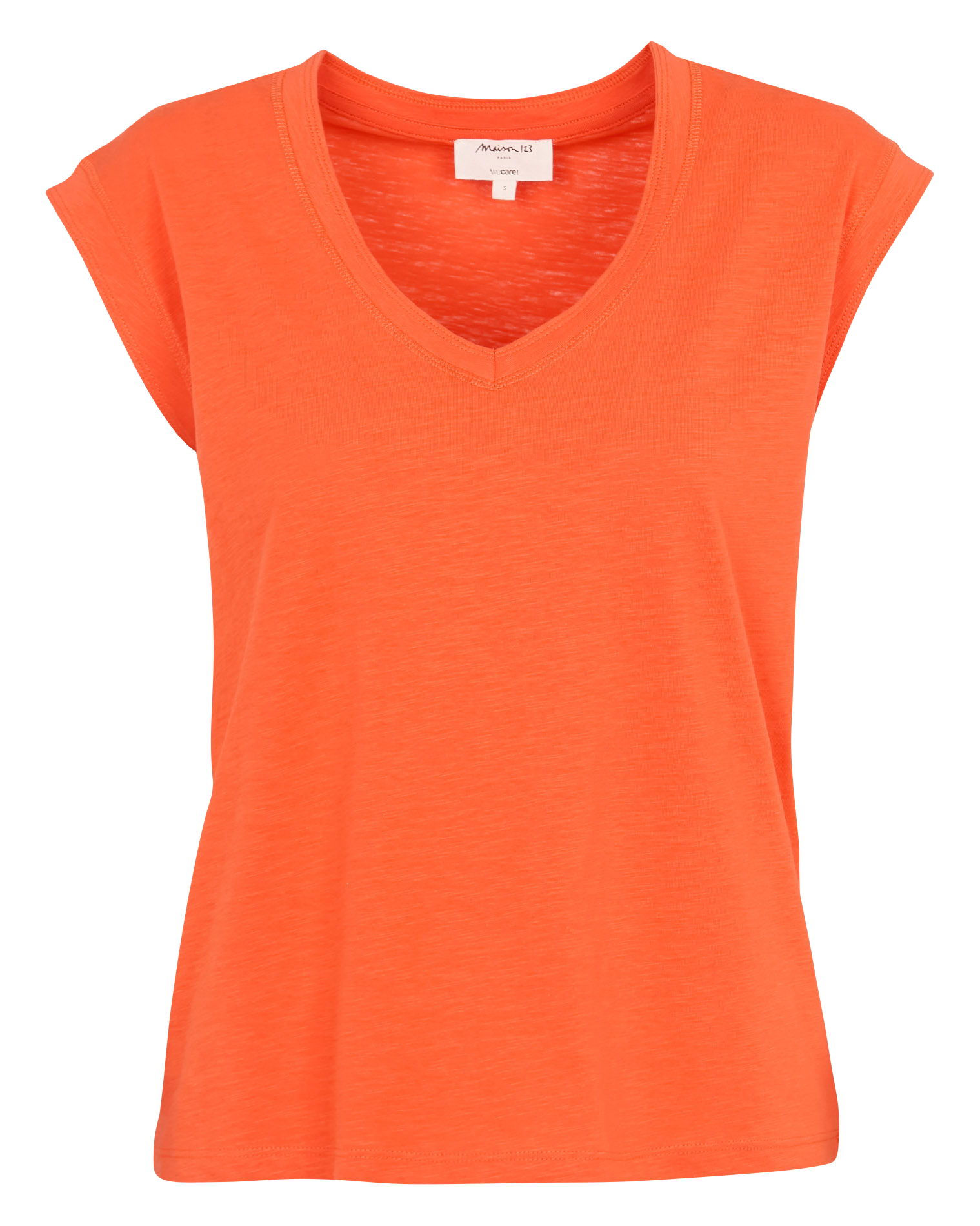 Débardeur chiné en coton MAISON 123 Orange