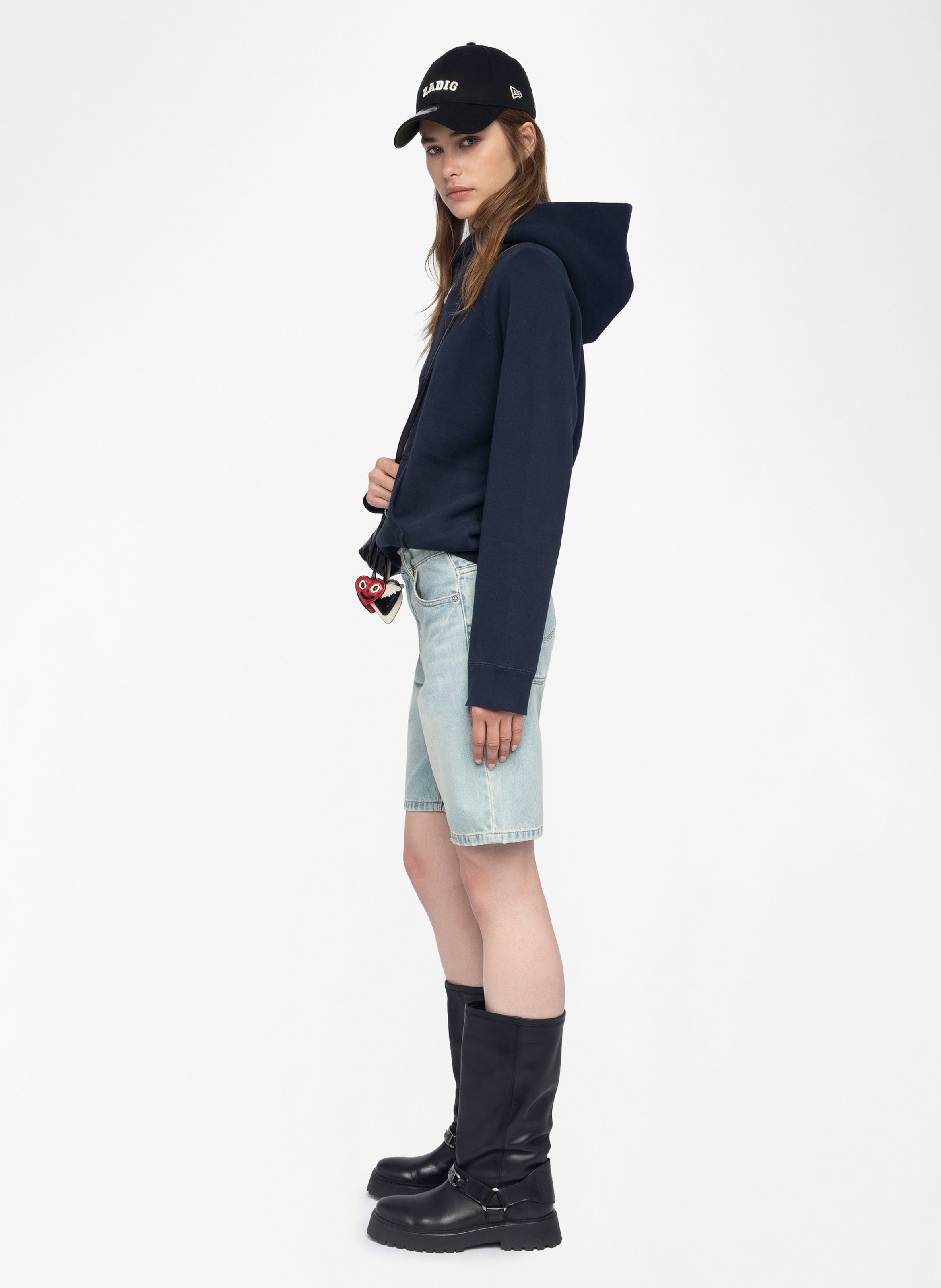 Sweat ample à motif strass ZADIG&VOLTAIRE Bleu