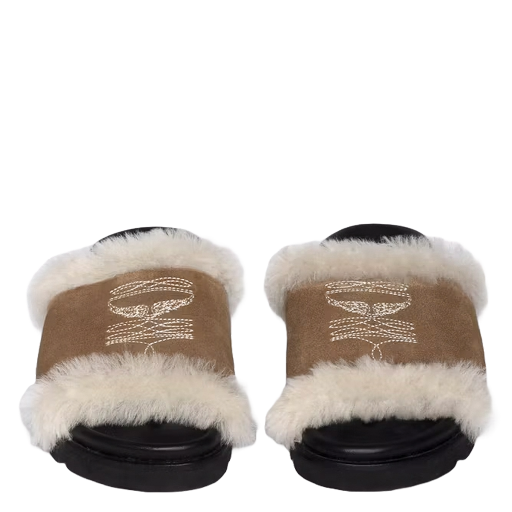 Mules en cuir velours ZADIG&VOLTAIRE Marron