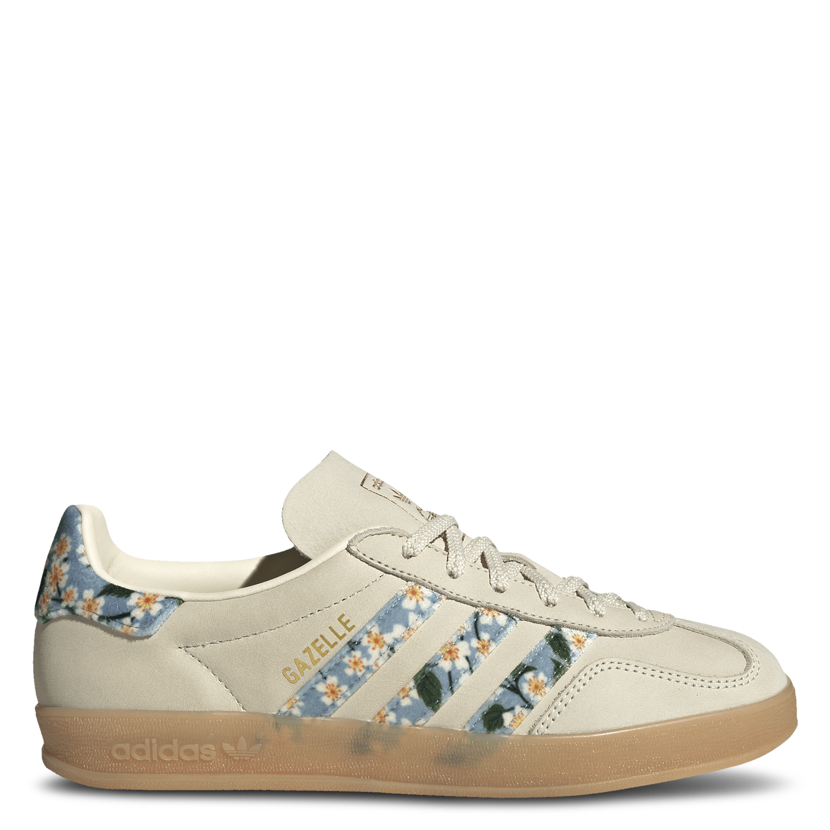 Baskets basses en cuir ADIDAS Beige