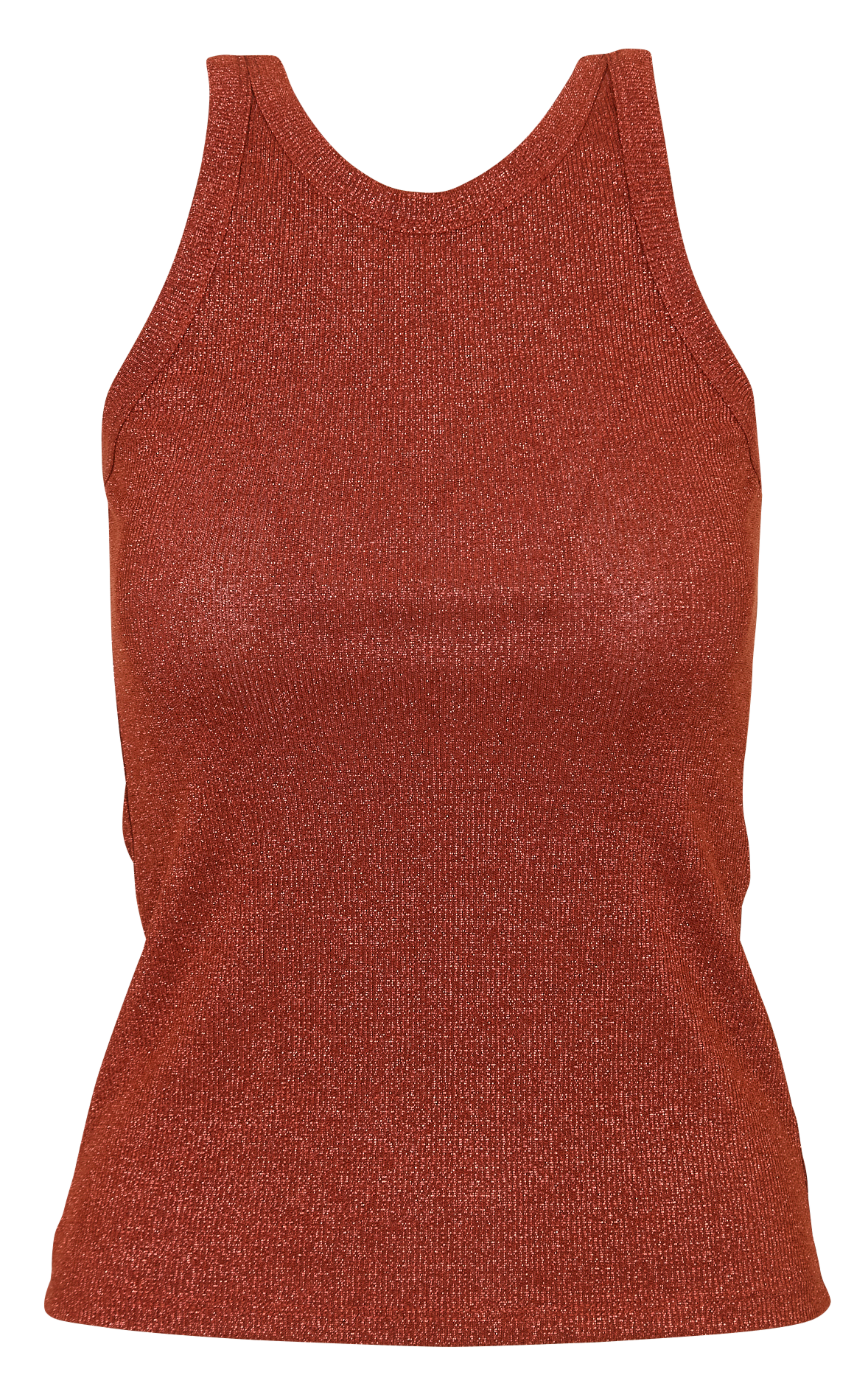 Débardeur col rond pailleté IMPERIAL Rouge