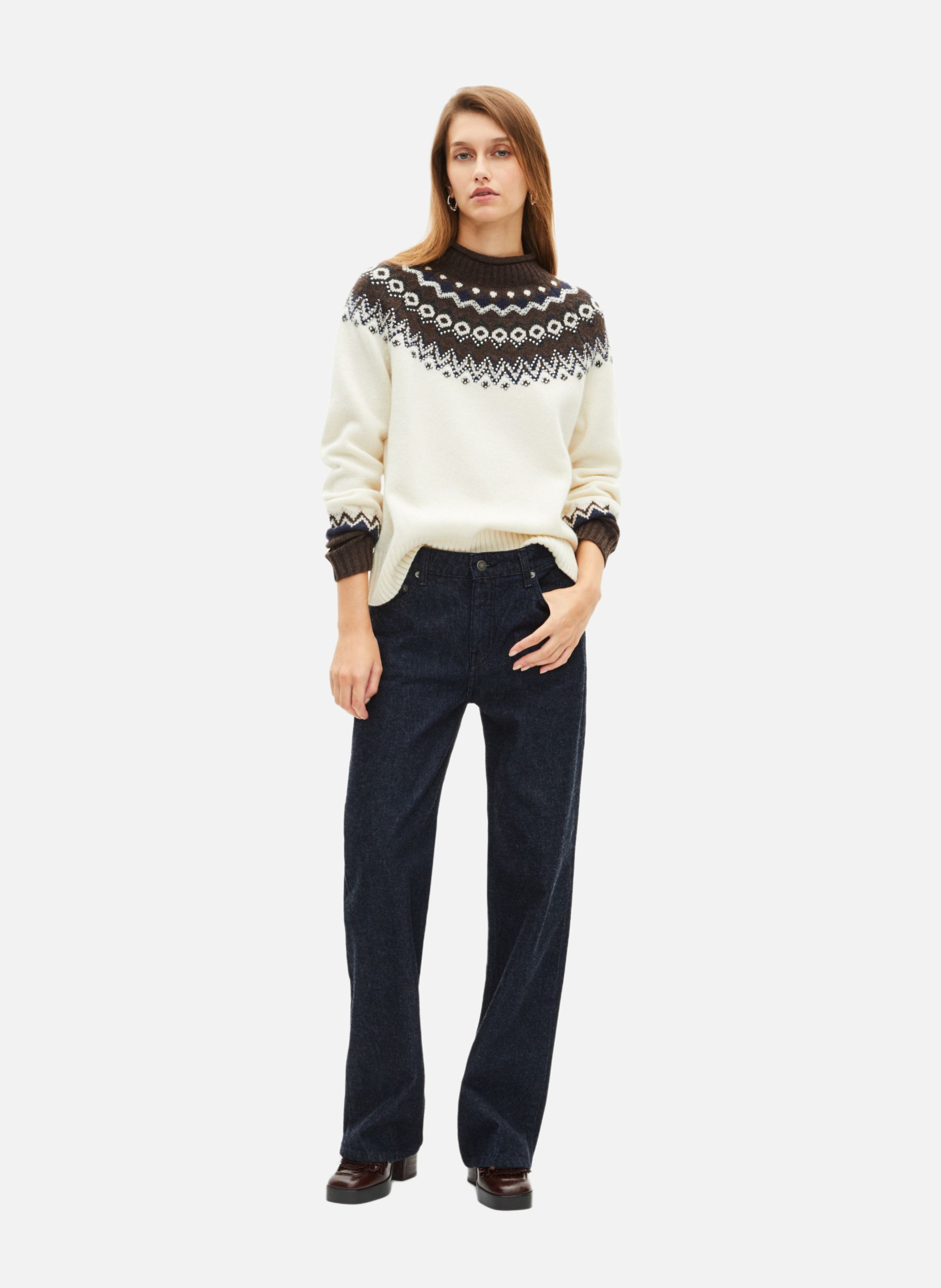 Raw wide-leg jeans THE KOOPLES Blue