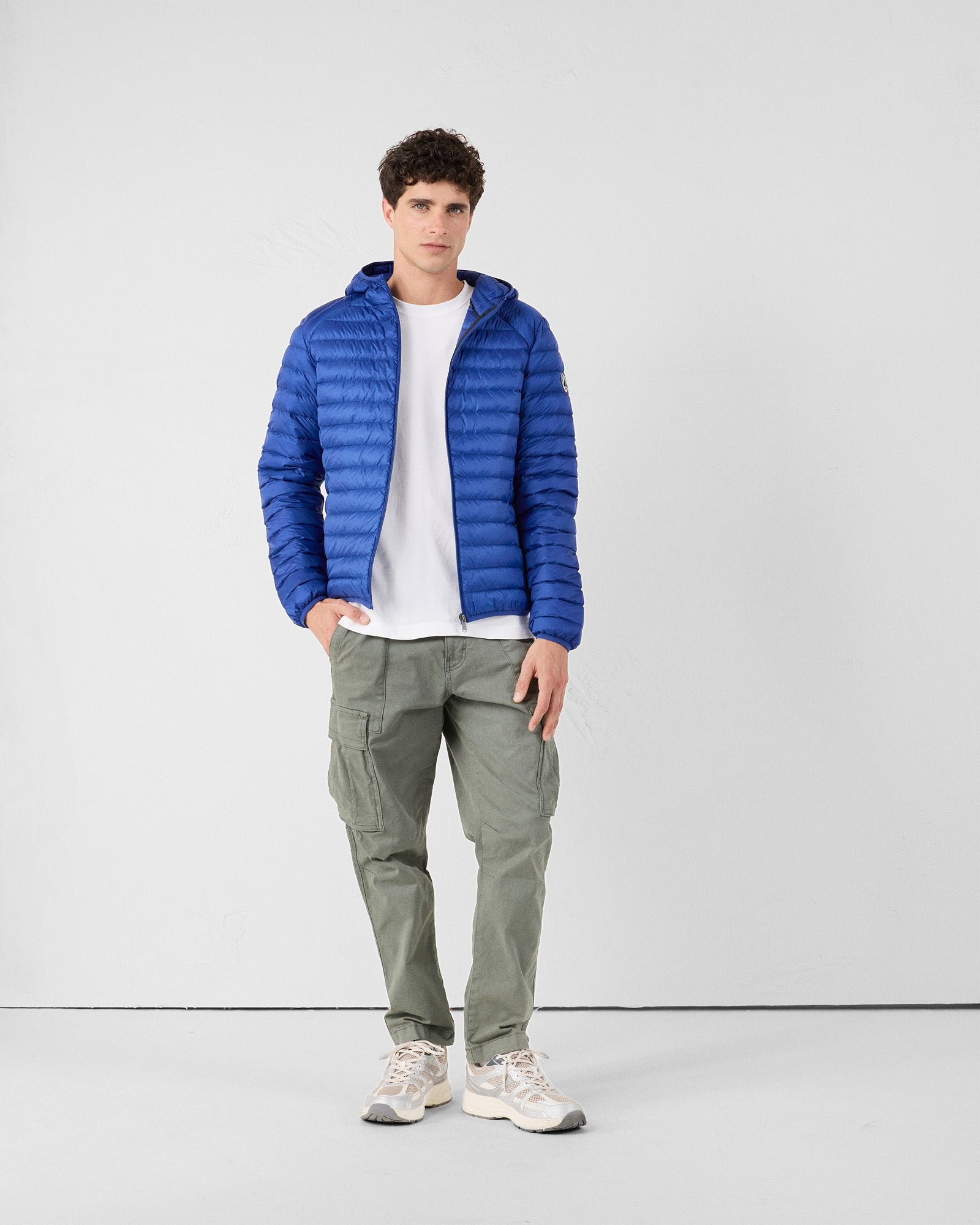 Lightweight hooded puffer jacket nico JOTT Blue
