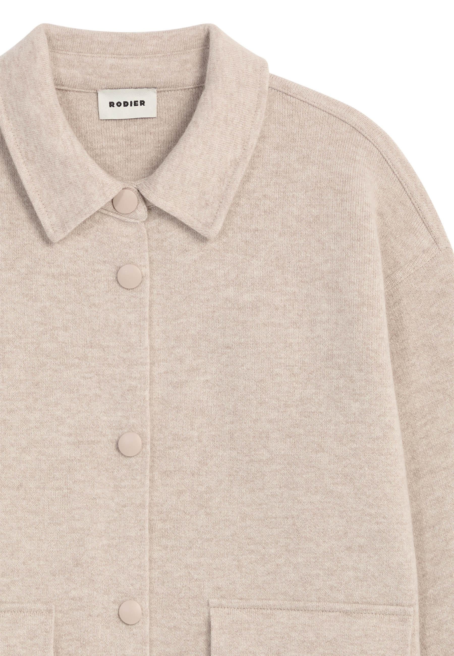 Double-faced wool jacket RODIER Beige