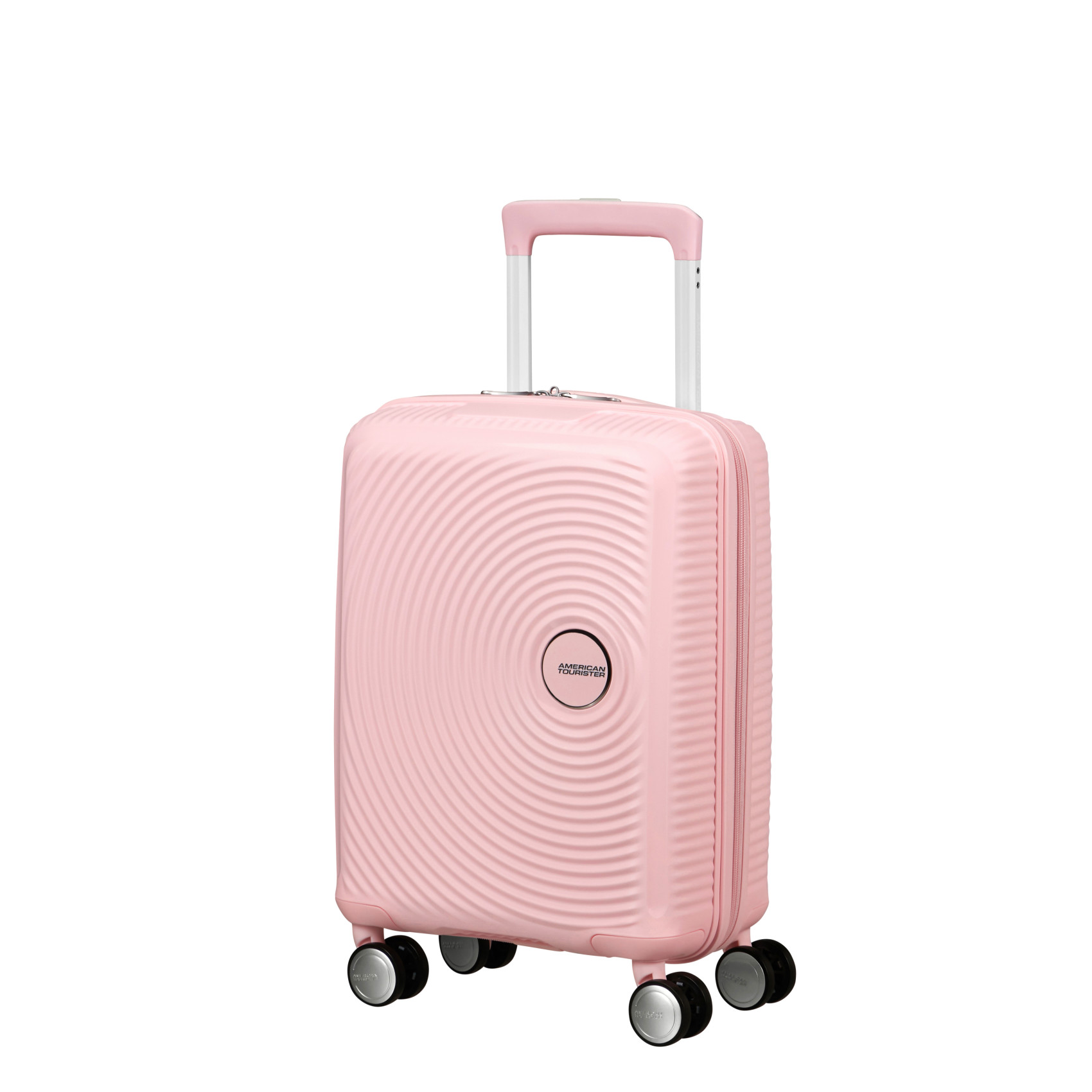 Soundbox Mini Suitcase 4 Wheels Size S AMERICAN TOURISTER Pink