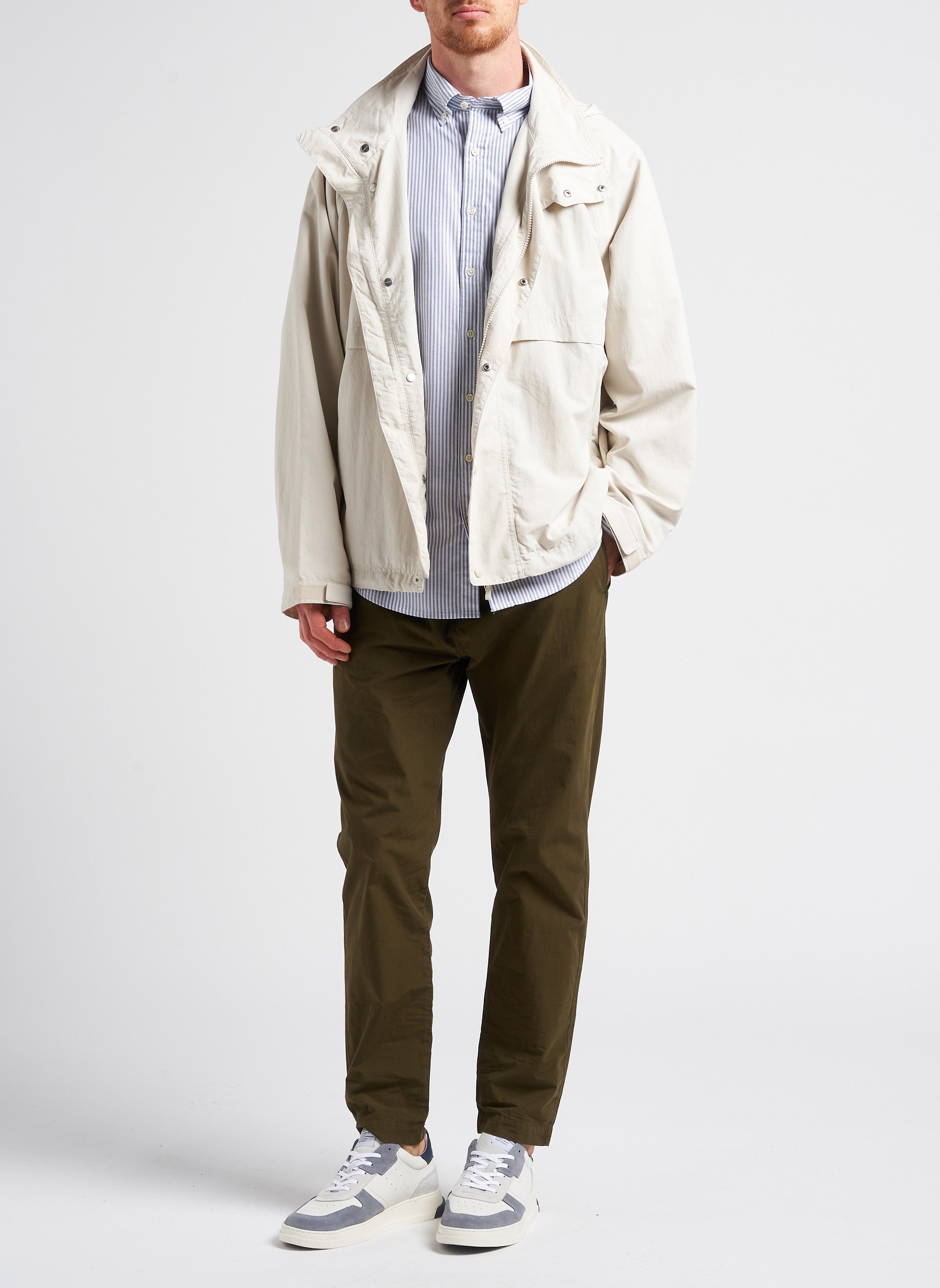 Jasje met opstaande kraag en capuchon GANT Beige