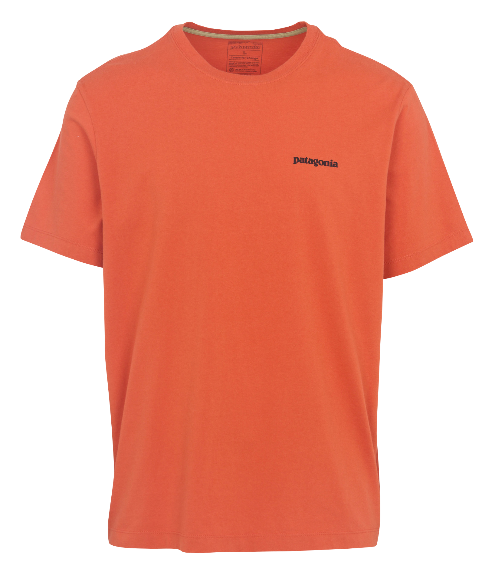 Oversized round neck T-shirt in organic cotton with screen printing PATAGONIA