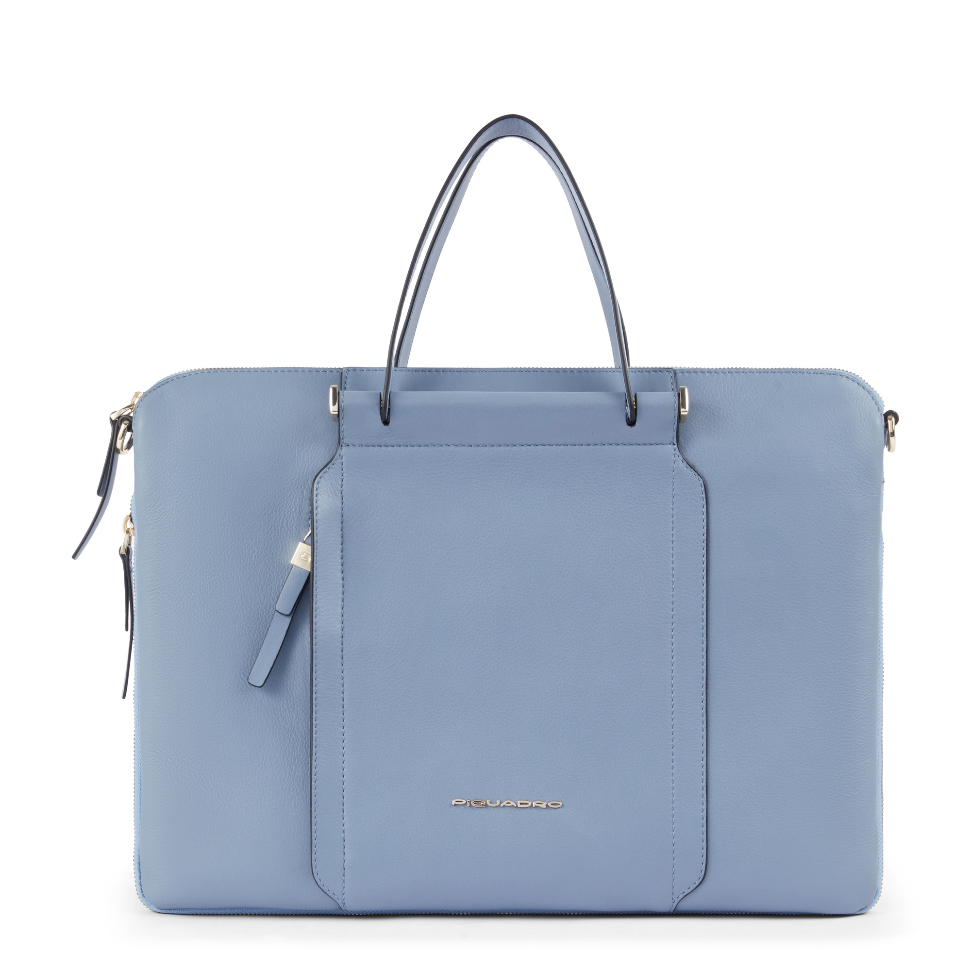 Leather messenger bag PIQUADRO