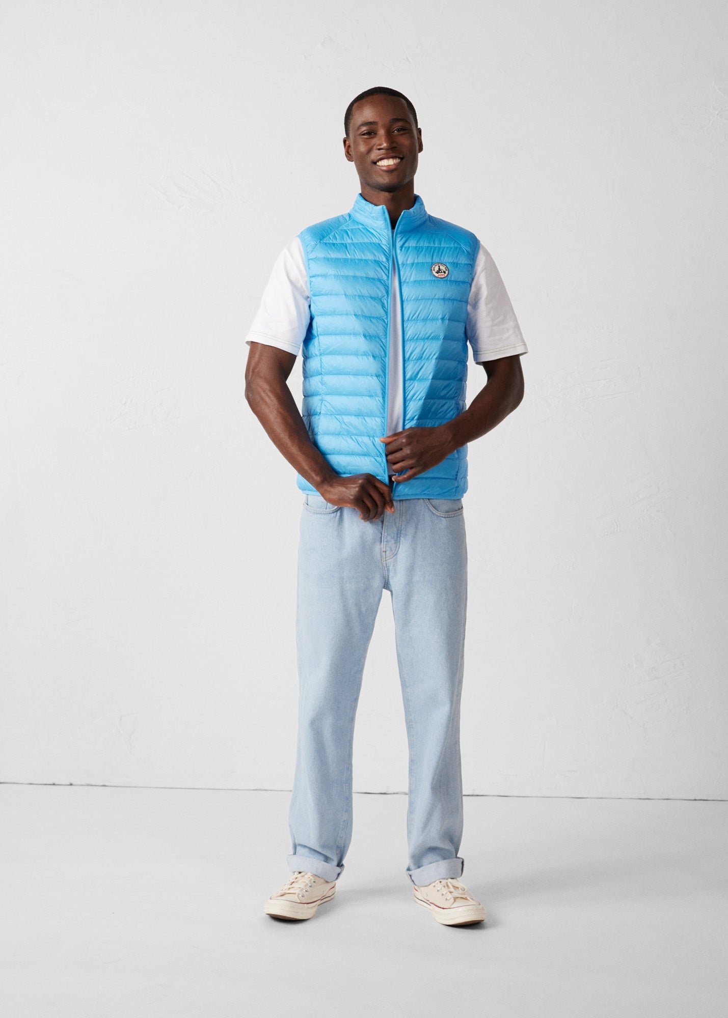 Sleeveless puffer jacket Tom JOTT Blue