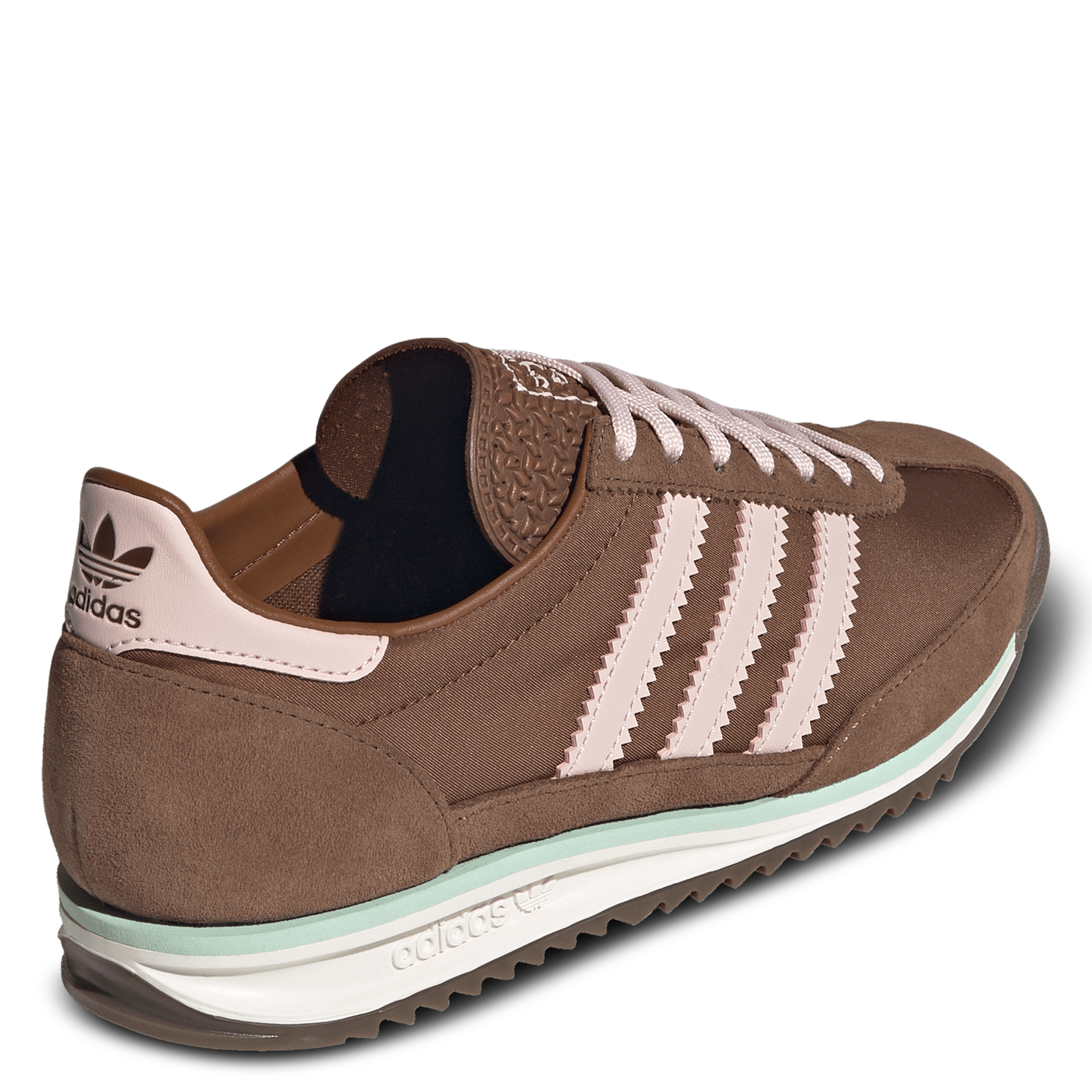 Baskets basses à lacets ADIDAS Braun