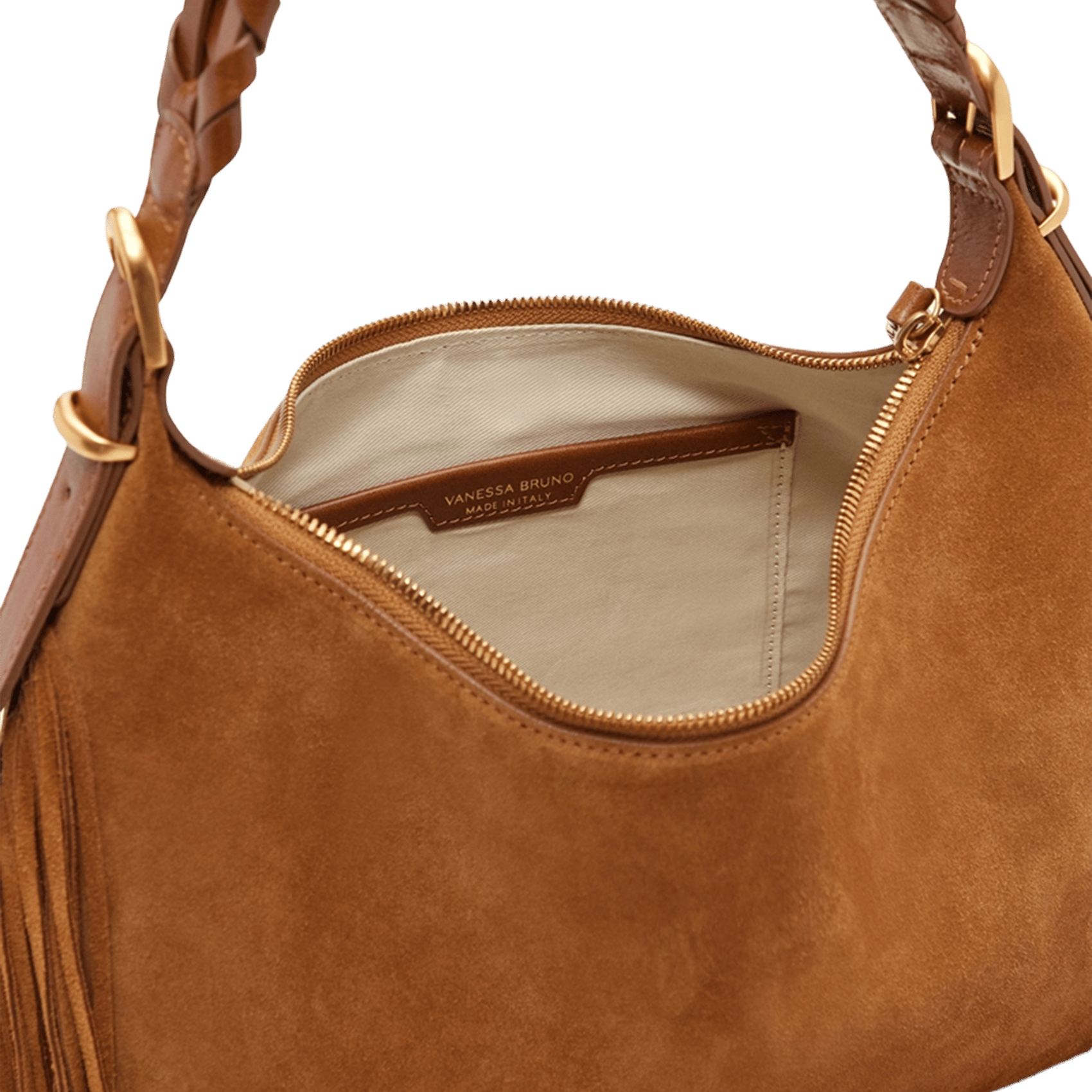 Suède handtas VANESSA BRUNO Bruin