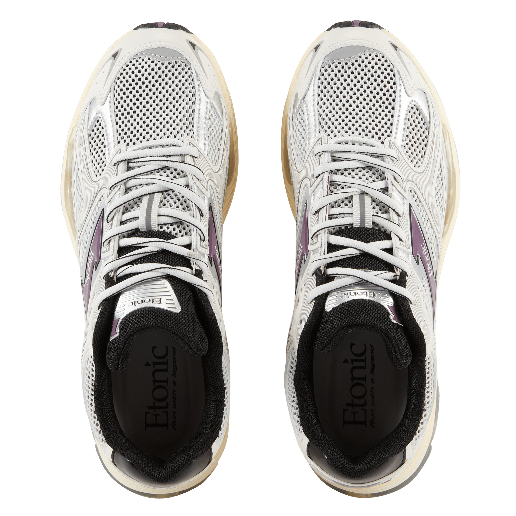 Flache Sneaker zum Schnüren ETONIC Grau