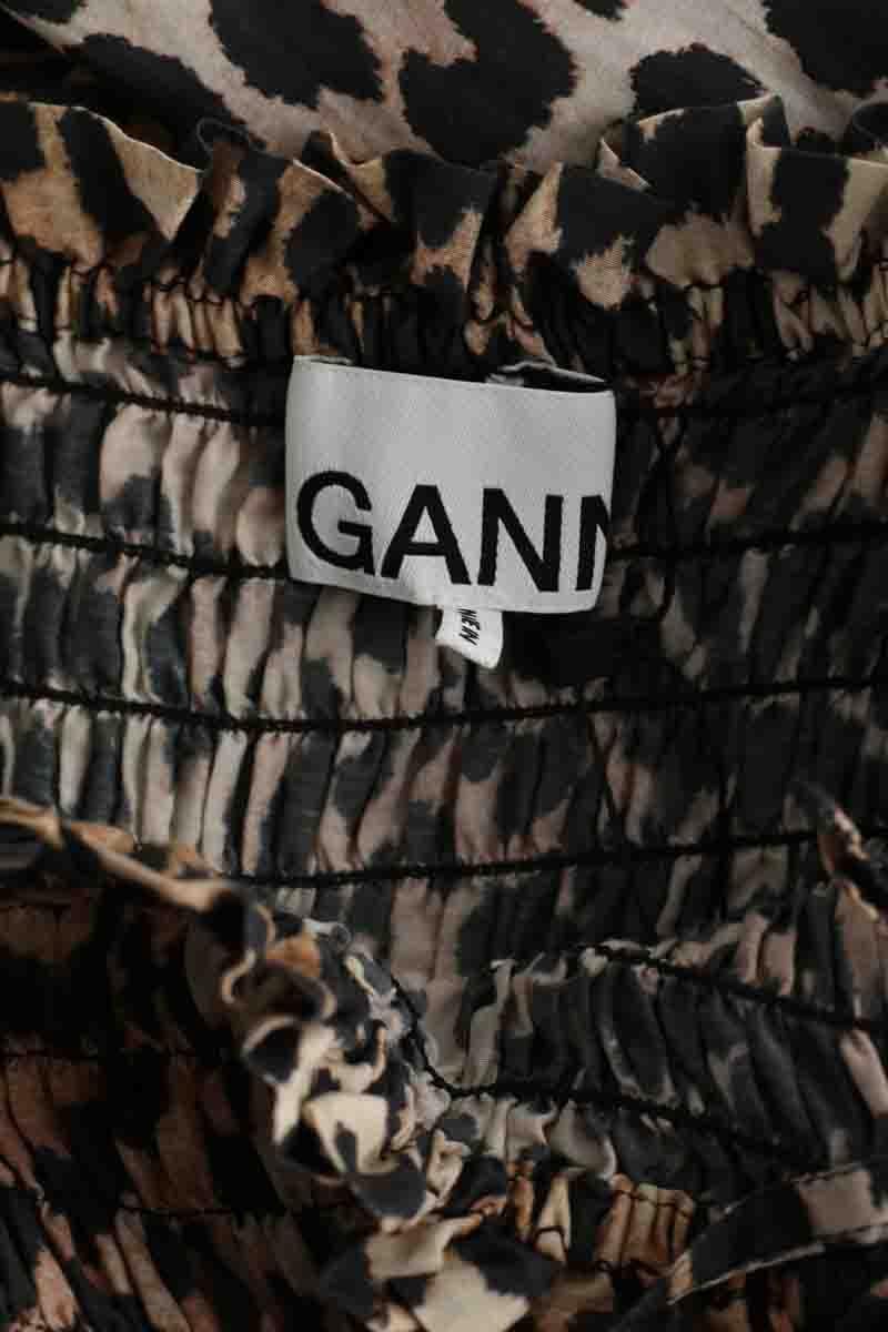 Dress GANNI - Seconde Main Beige