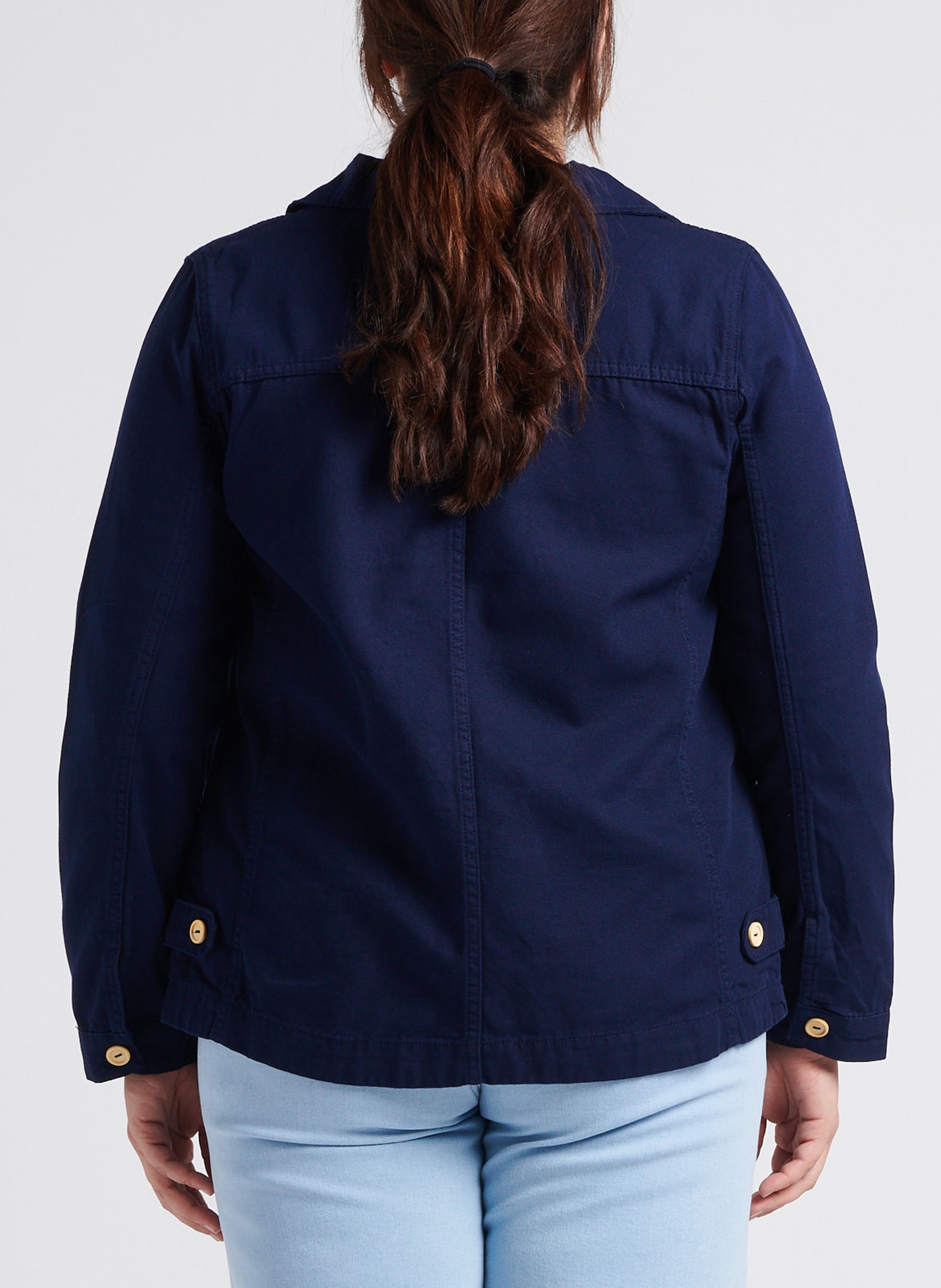 Anglerjacke mit Holzknöpfen ARMOR LUX Blau