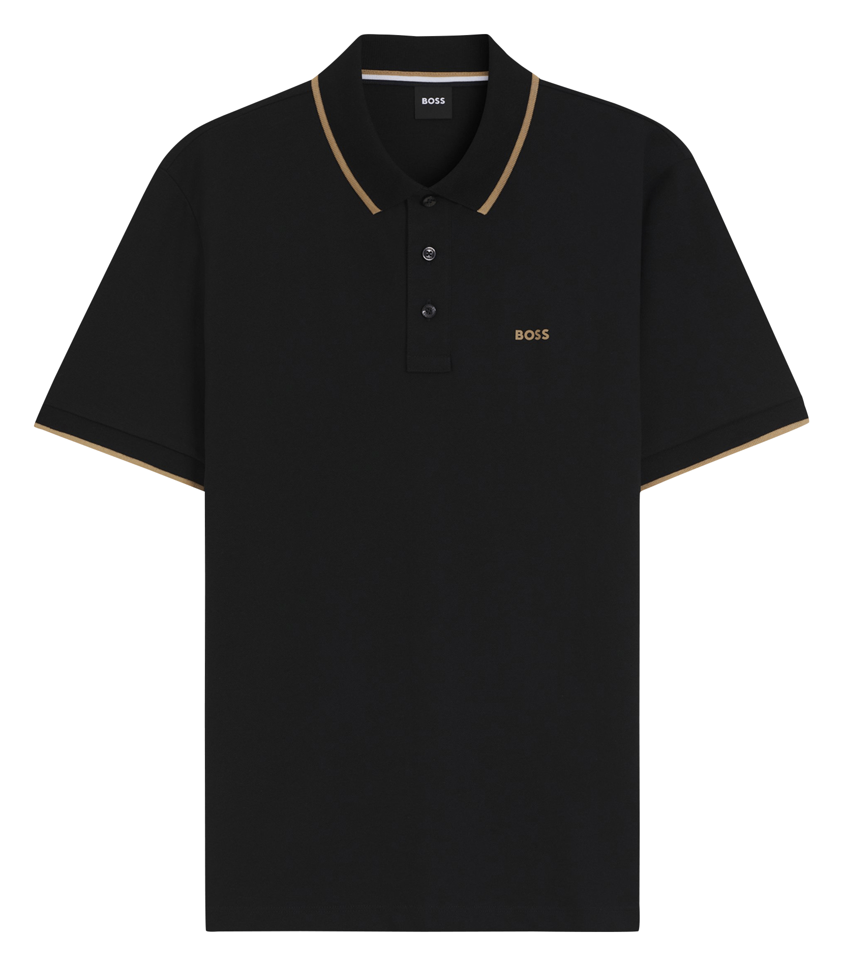 Polo en coton BOSS Black