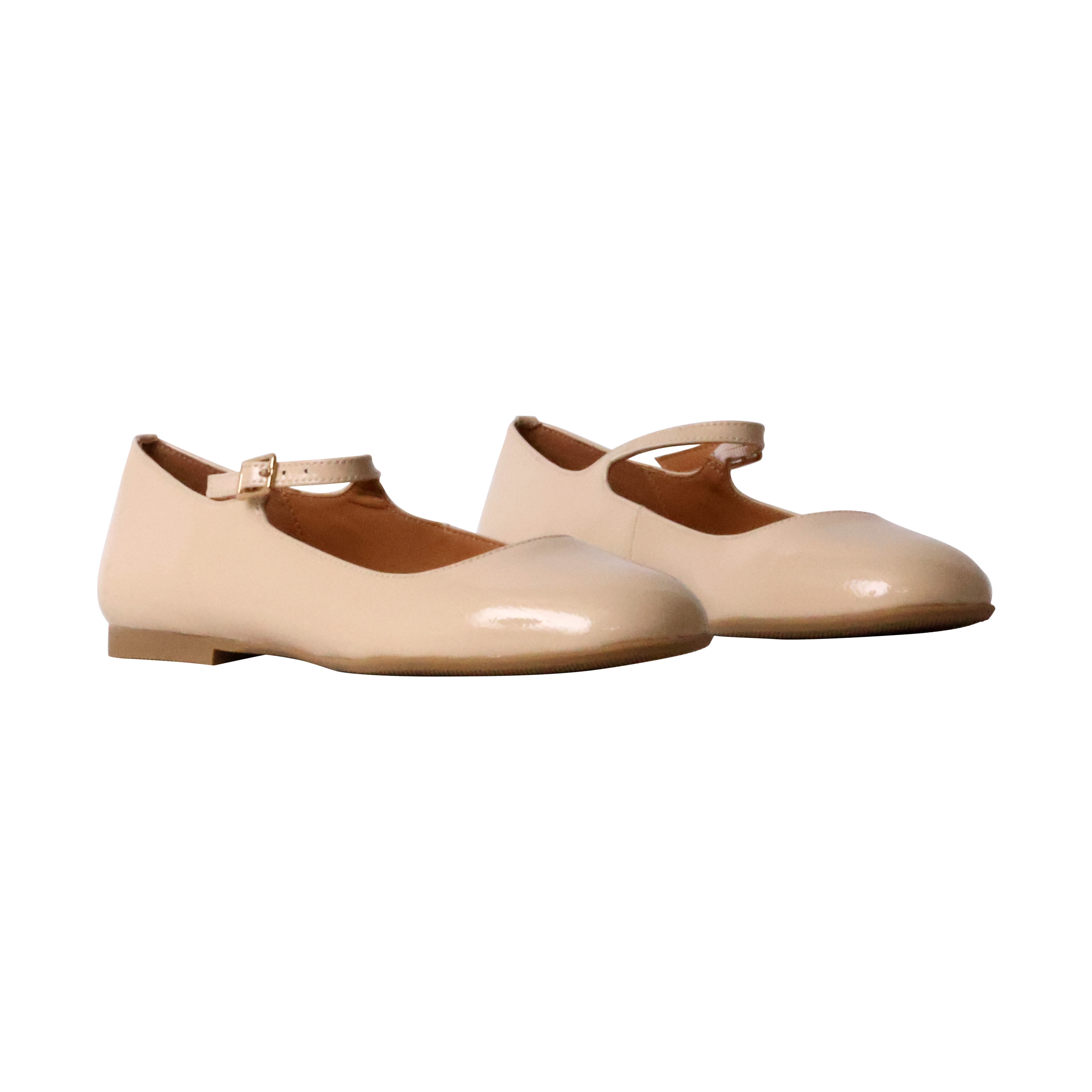 Laelia leather ballet flats EMILIE KARSTON Beige