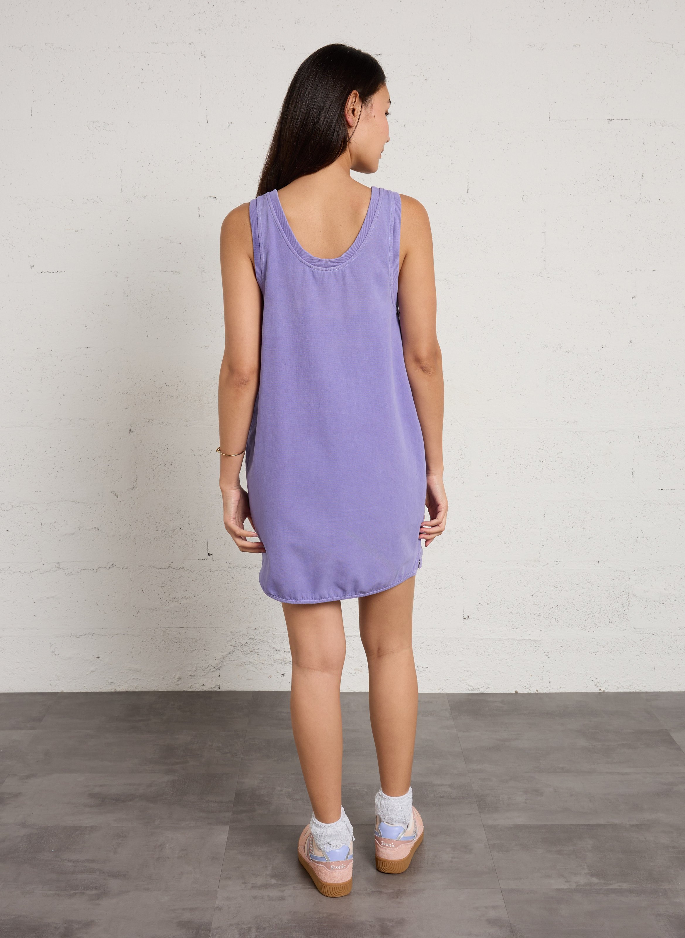 Solid loose short dress AMERICAN VINTAGE Purple
