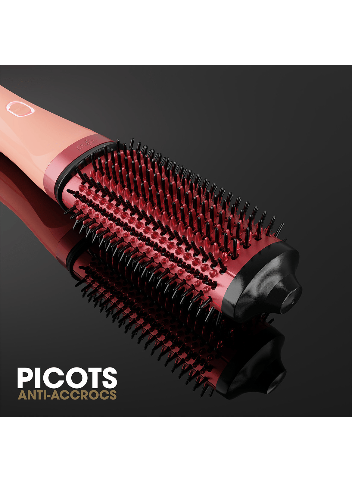 Duet Blowdry Brush - Jelly Collection GHD Pêche acidulé