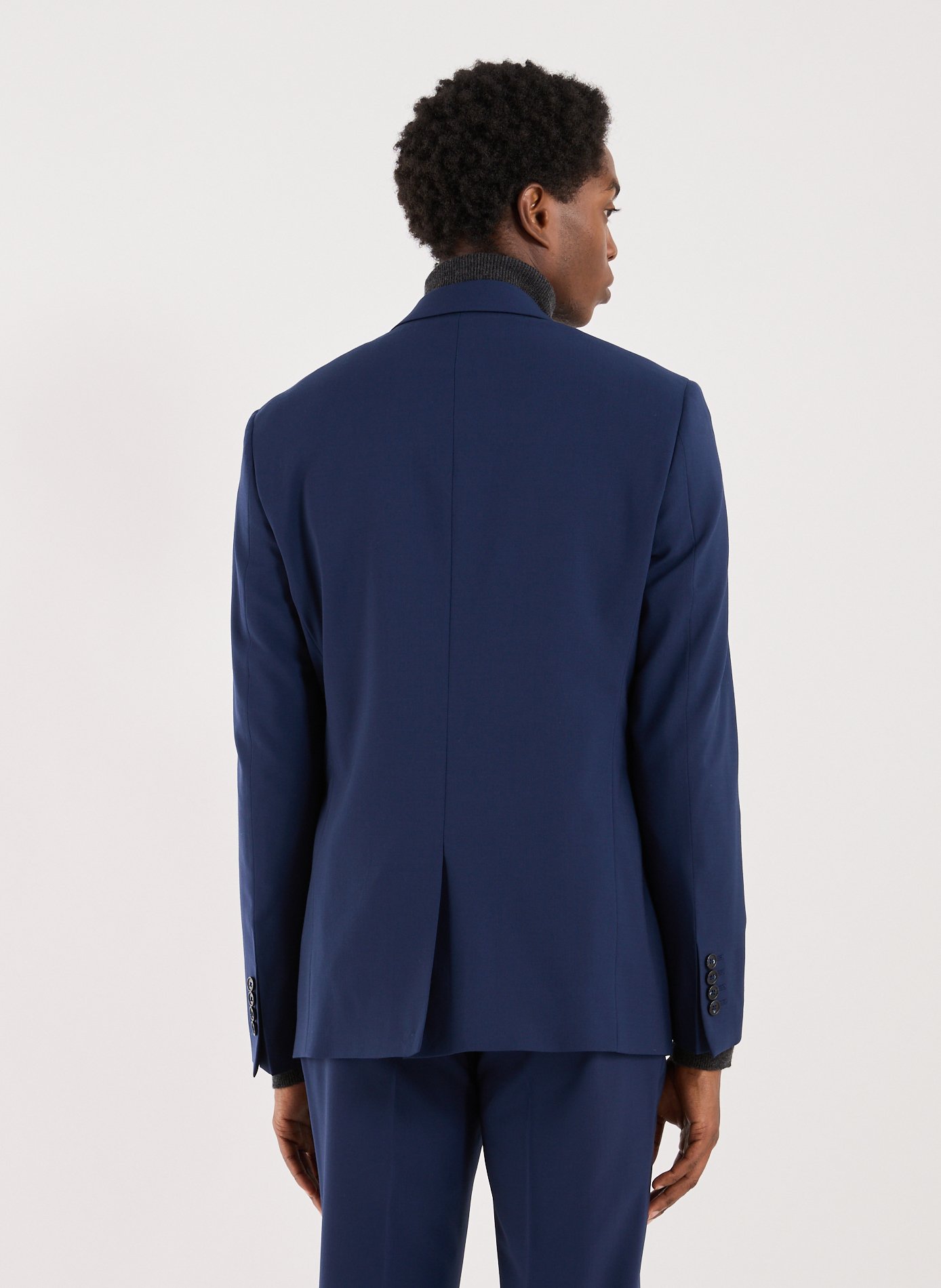Solid Wool Blend Blazer - Dostum-S V AU PRINTEMPS PARIS Blue