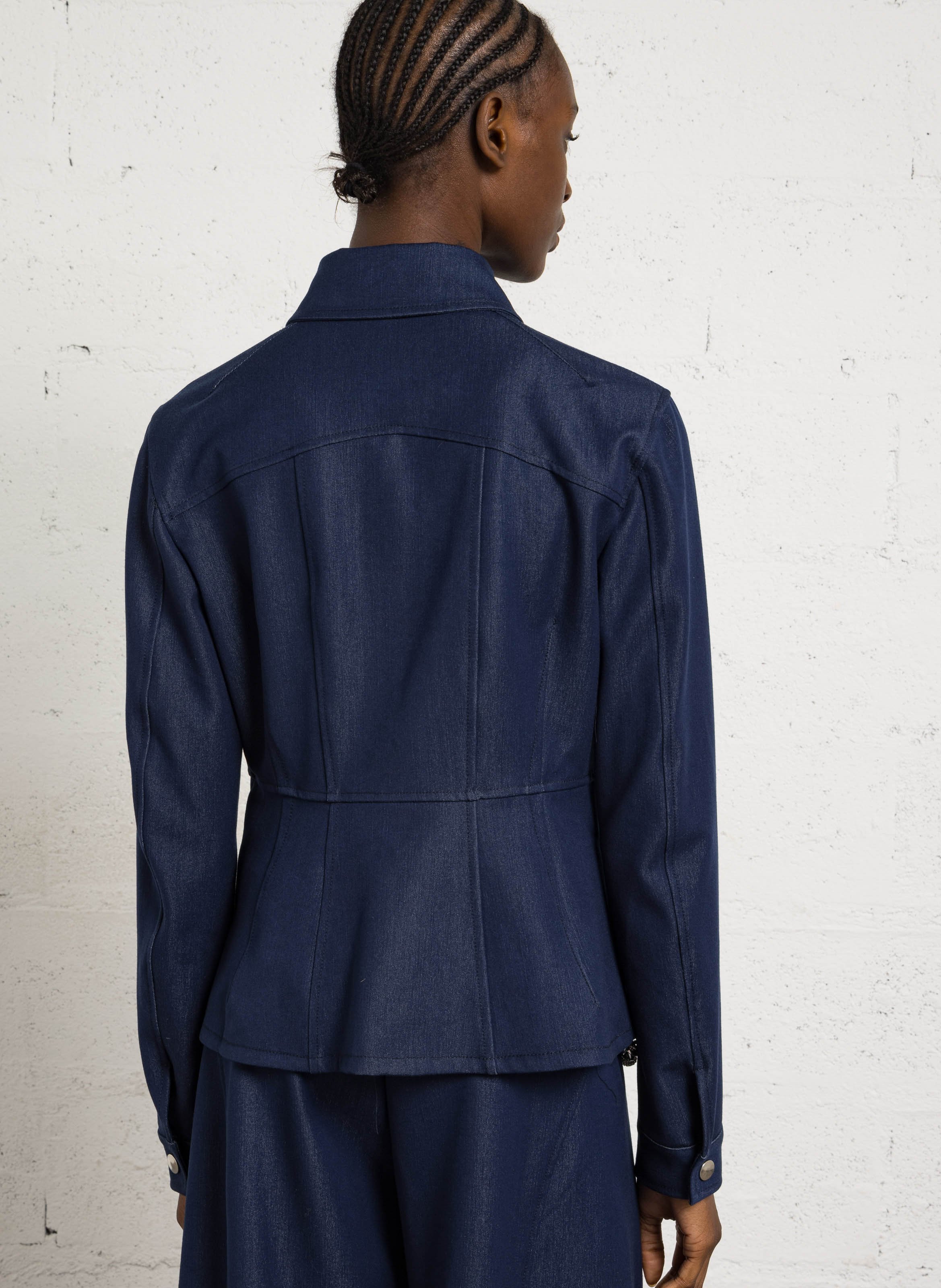 Veste boutonnée effet denim IMPERIAL Blue