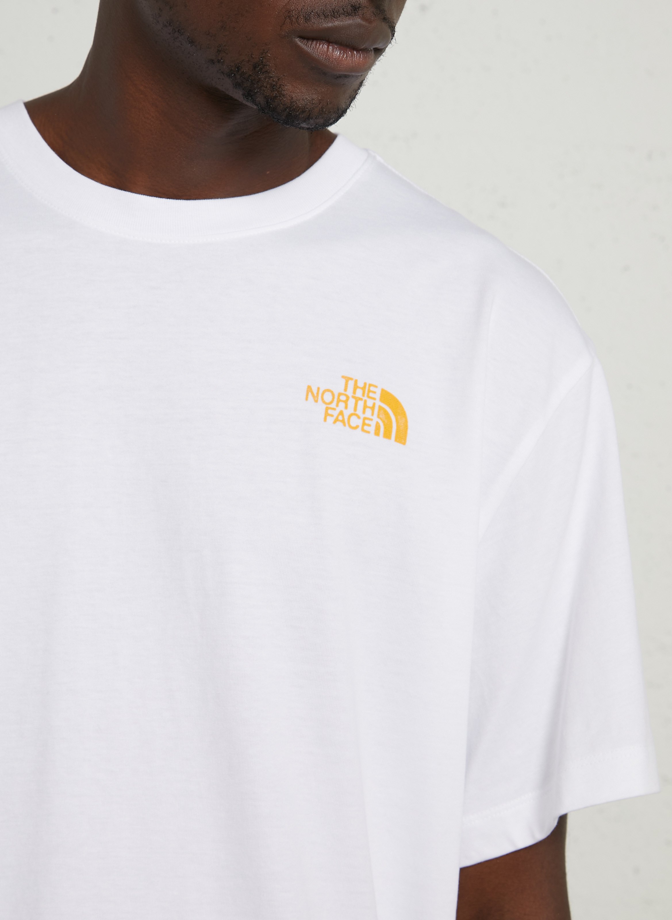 Gerade geschnittenes T-Shirt aus Baumwolle THE NORTH FACE Weiss