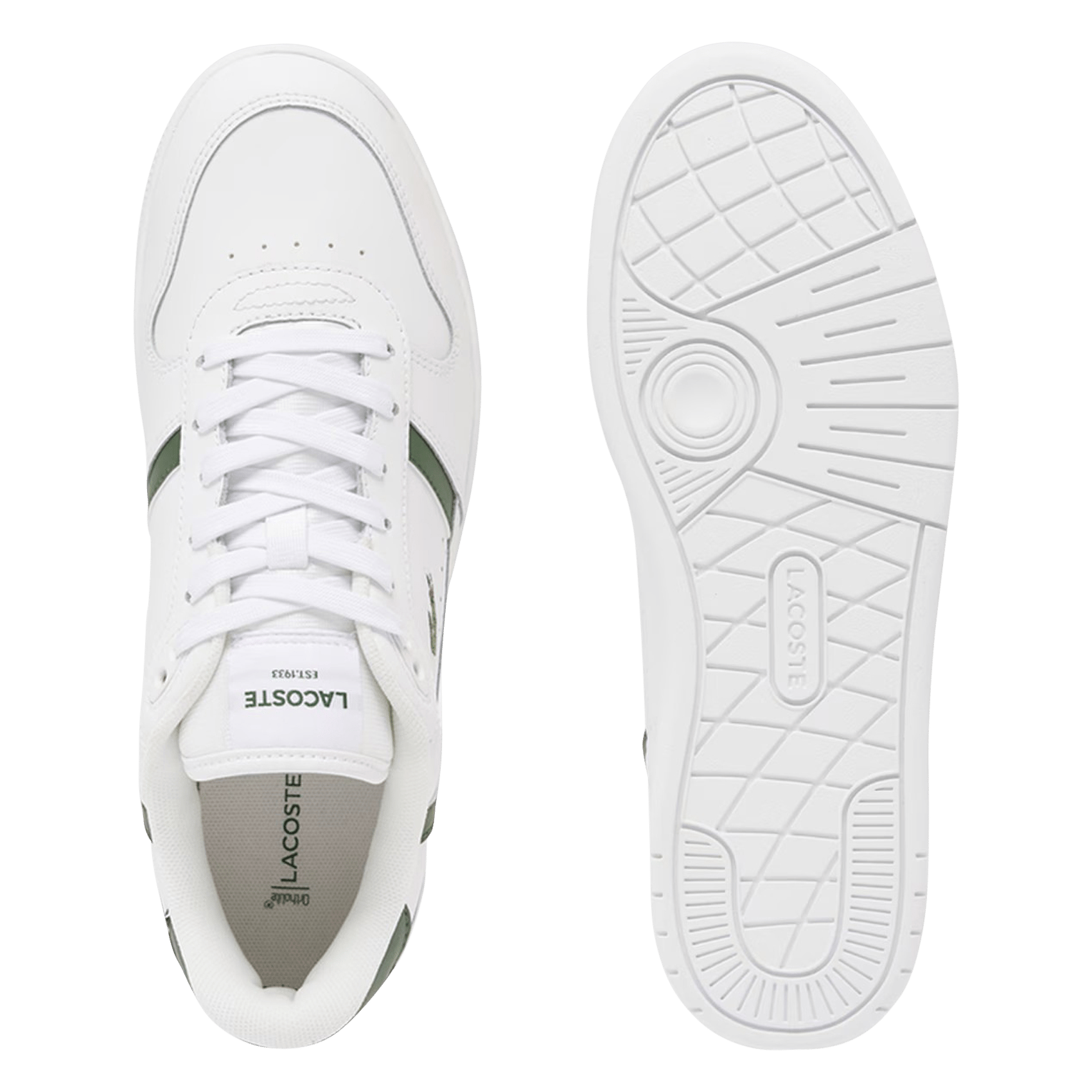 Lage, leren sneakers LACOSTE Wit