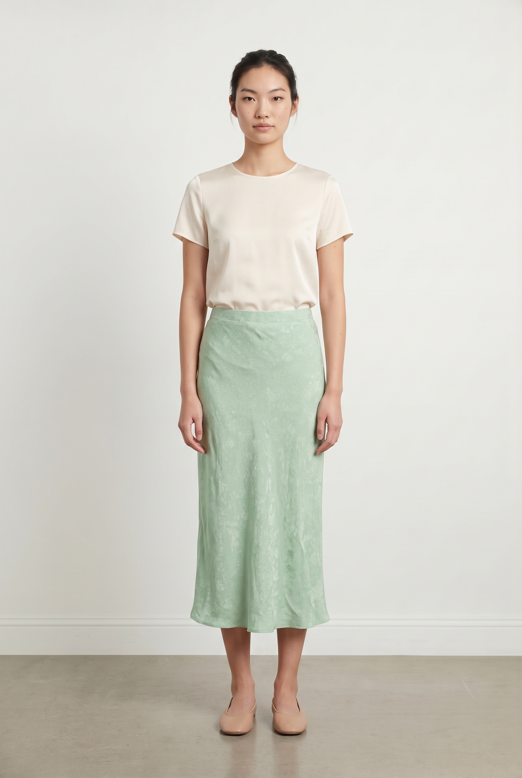 Short & midi skirt MODETROTTER - Seconde Main Green