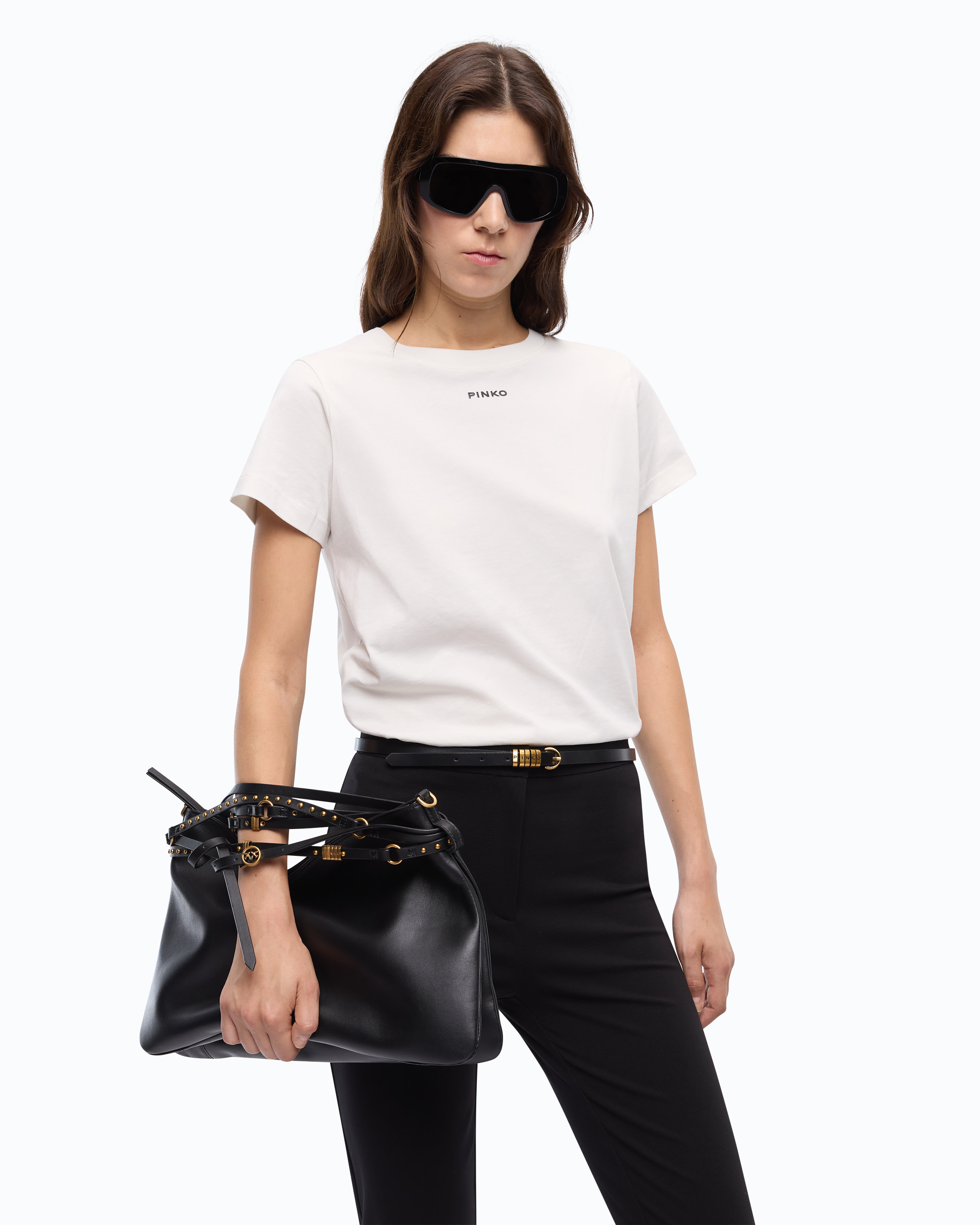 T-shirt à logo pinko PINKO
