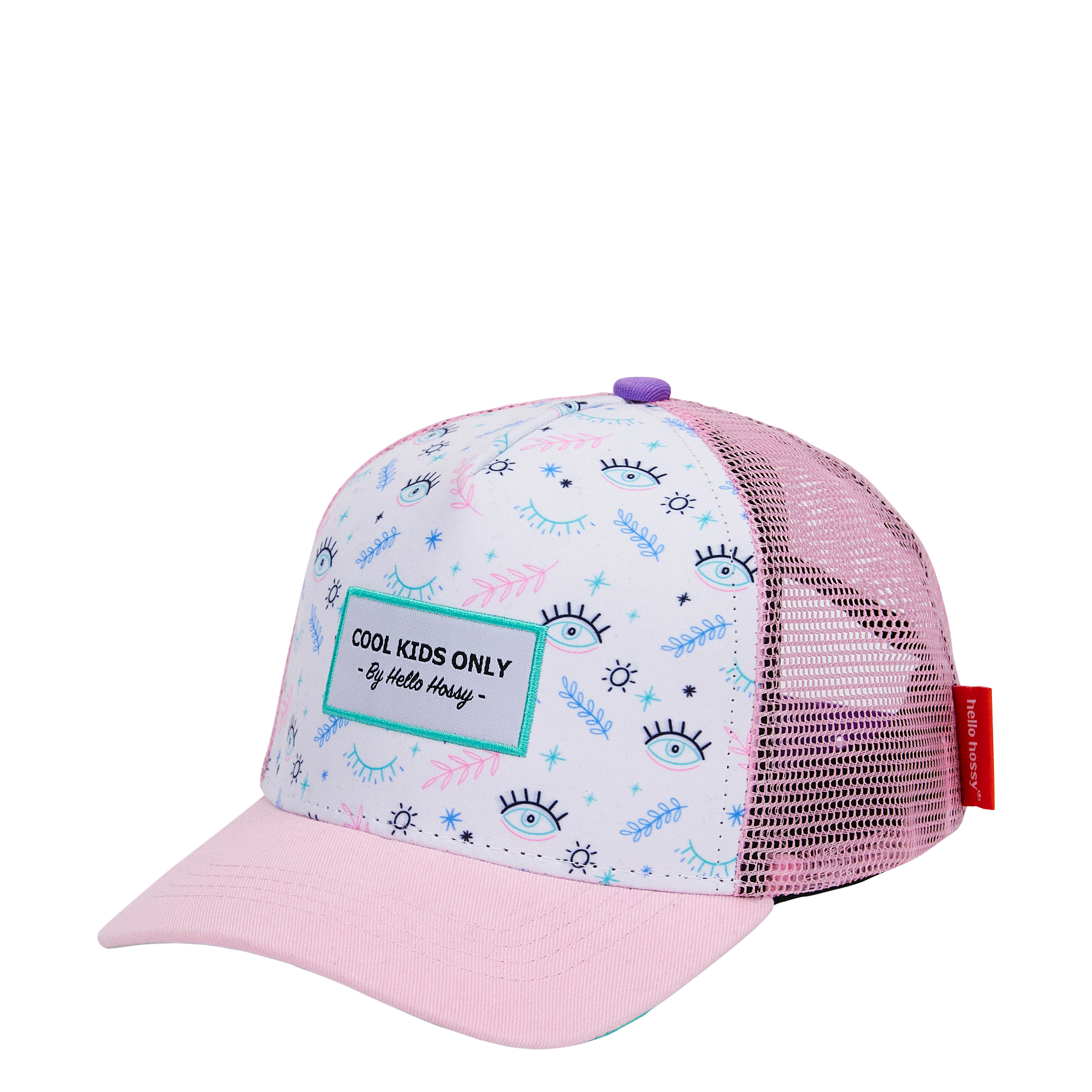 Printed cap HELLO HOSSY Pink