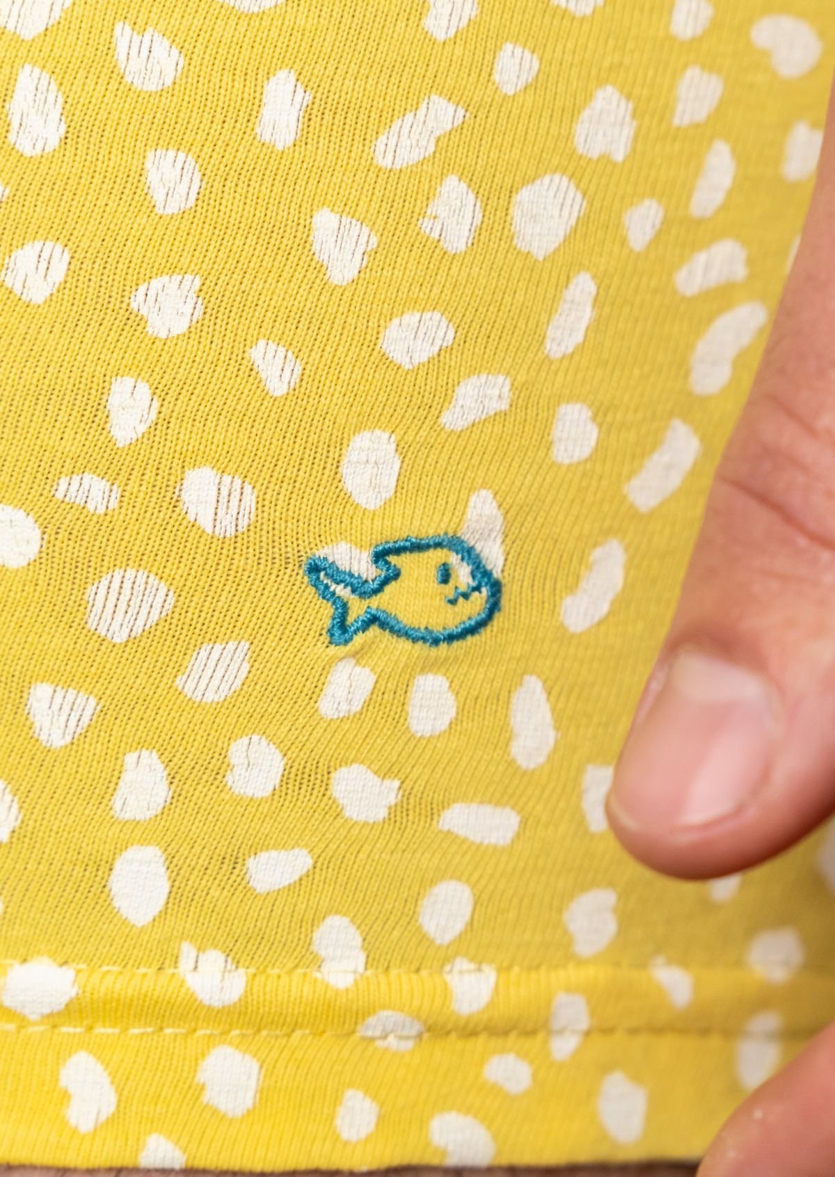 Organic cotton boxers BILLYBELT Yellow