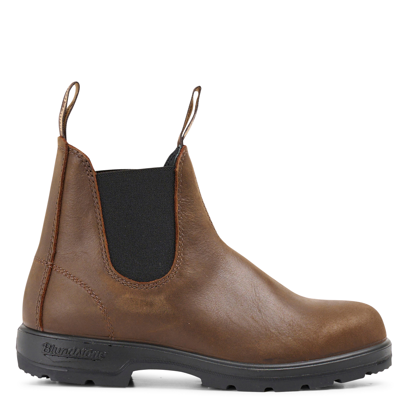 Mixed leather ankle boots BLUNDSTONE Brown