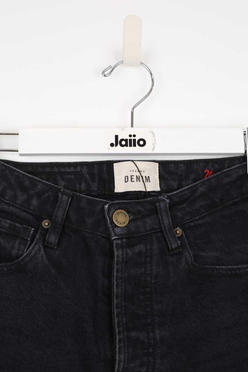 Cotton skinny jeans Black