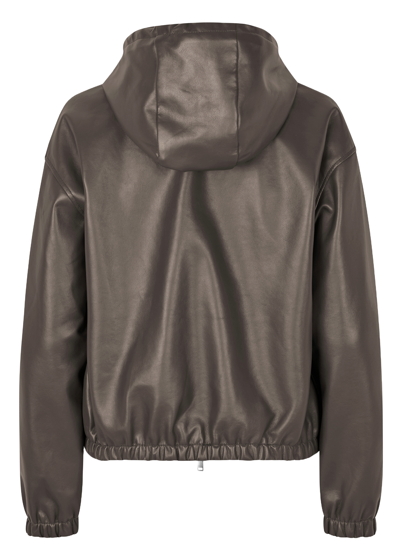 Leren jack met capuchon SAMSOE SAMSOE Beige