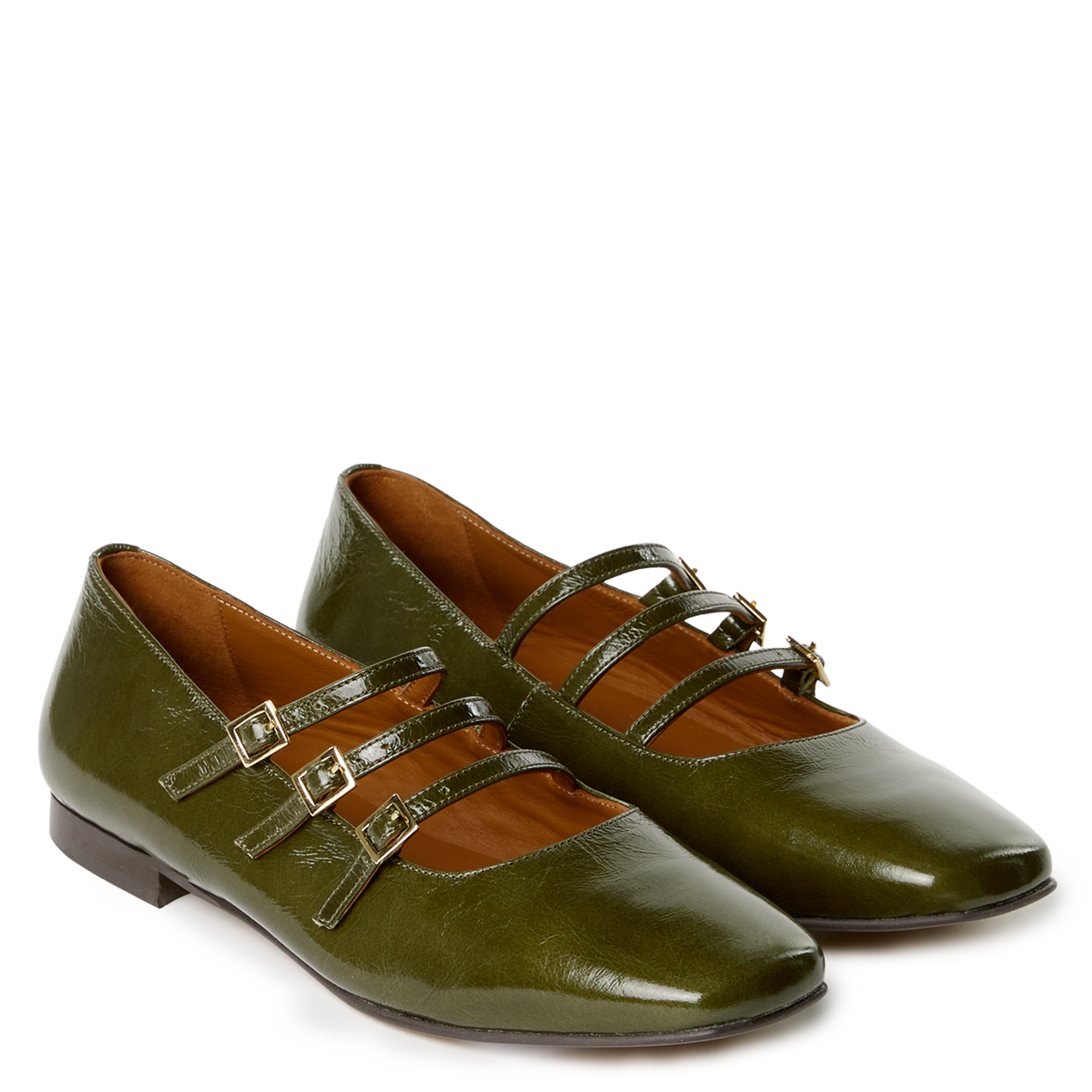 Babies en cuir | Kaki SAISON 1865 Femme